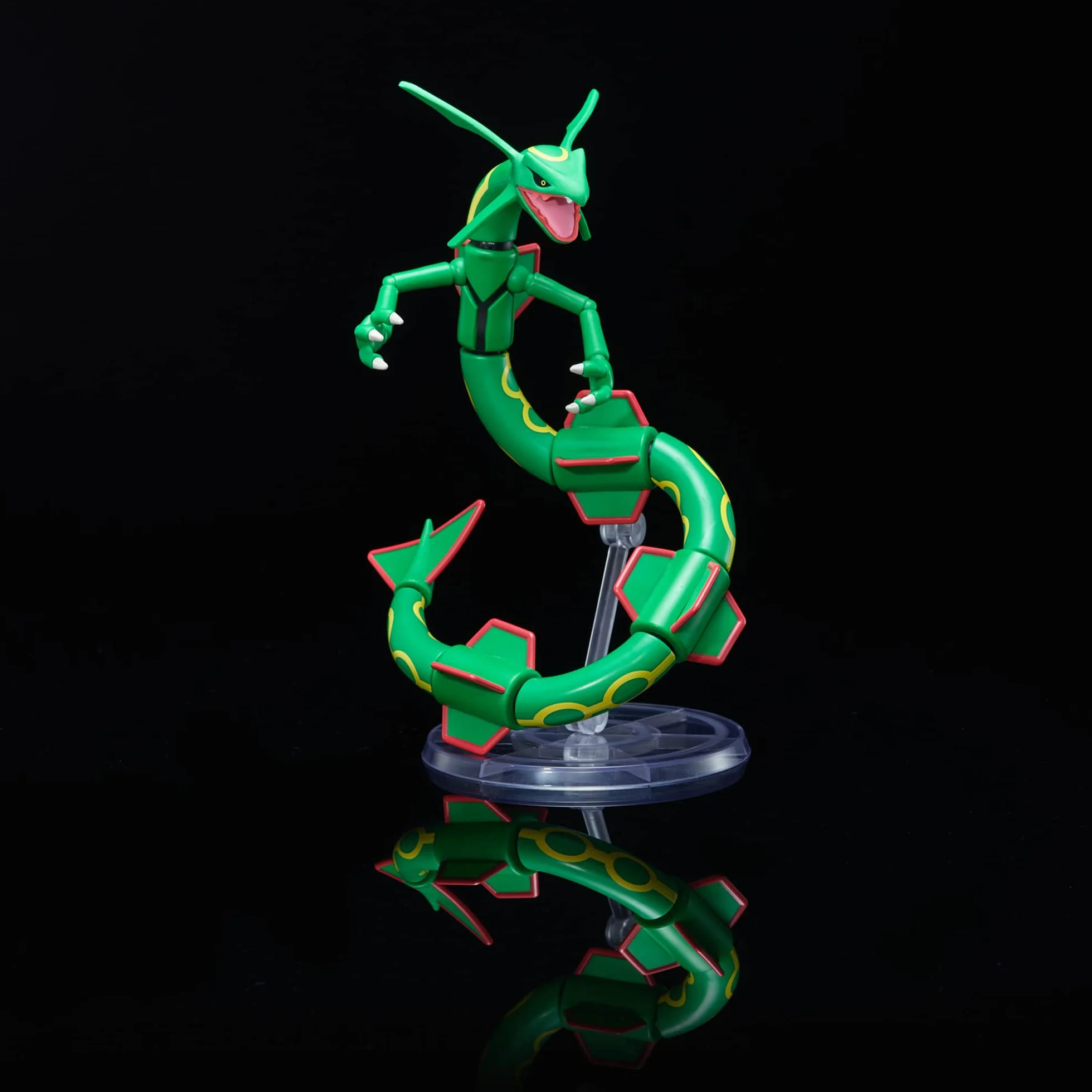 Pokémon PKW2410-15 cm Select Figure - Rayquaza, oficjalna ruchoma figurka