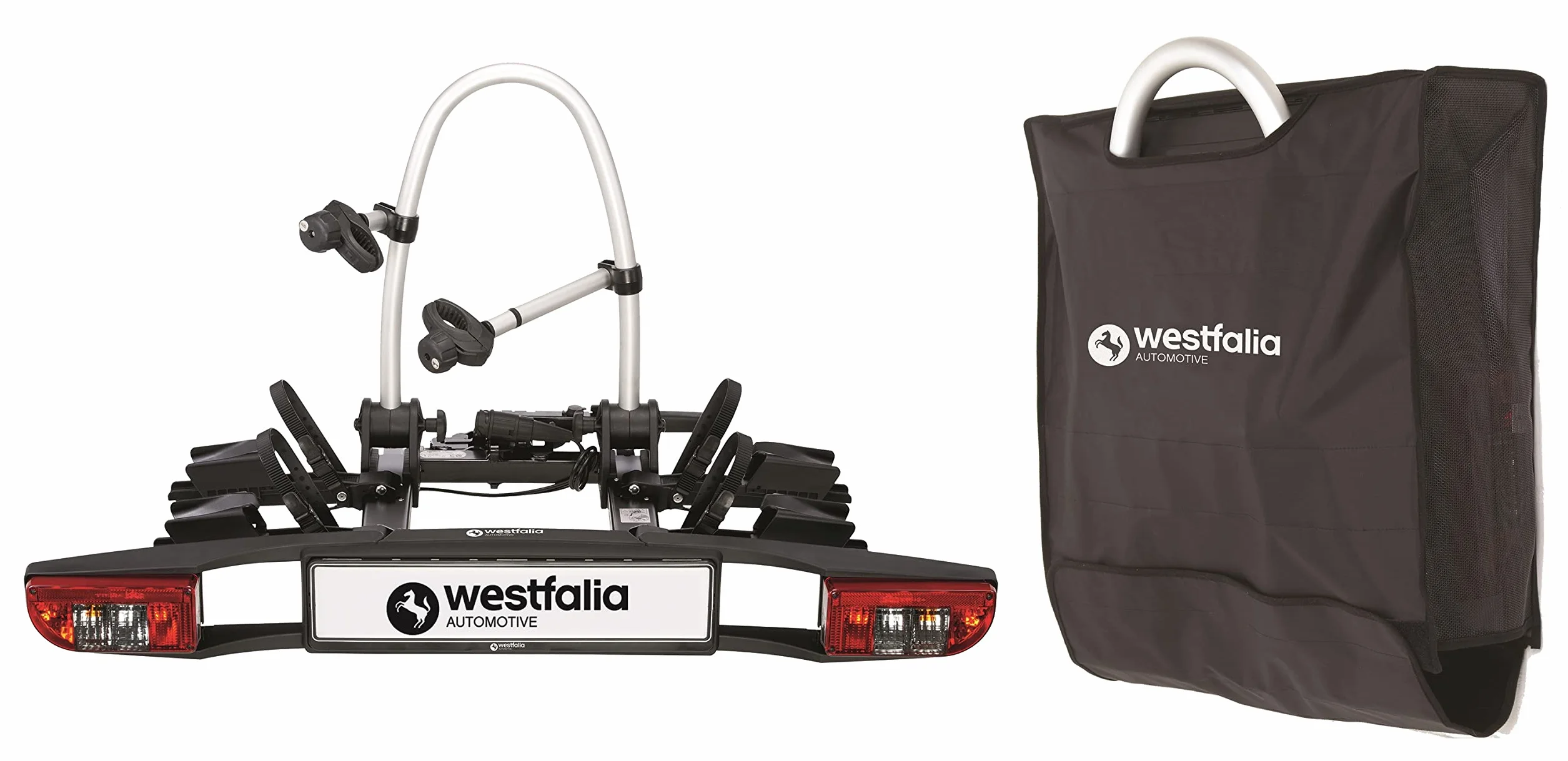 Westfalia Automotive Bagażnik Czarny 69 x 47,5 x 18,5 cm