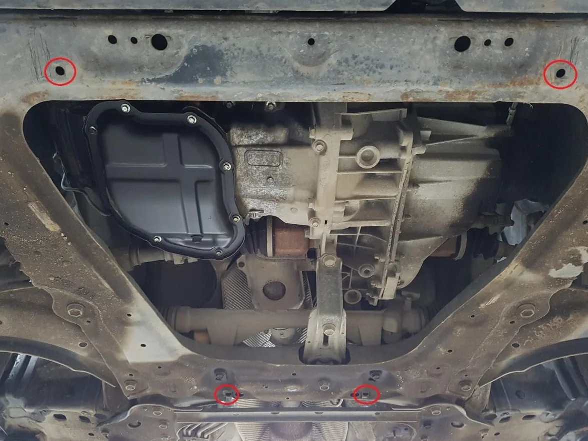Osłona podsilnika metalowa do Nissan Juke 2010-2019