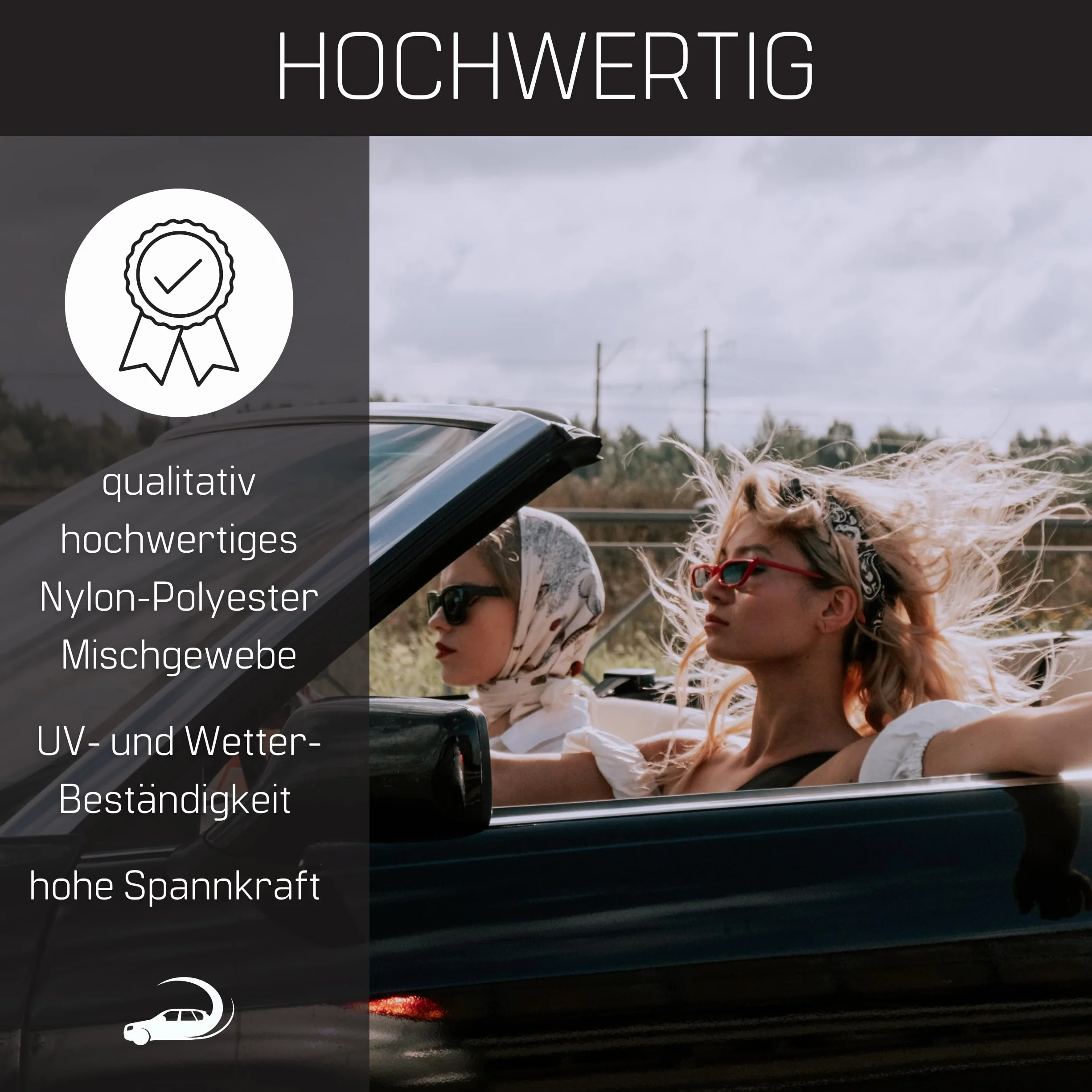 Deflektor wiatru Mercedes SL R129 1989-2001 Czarny