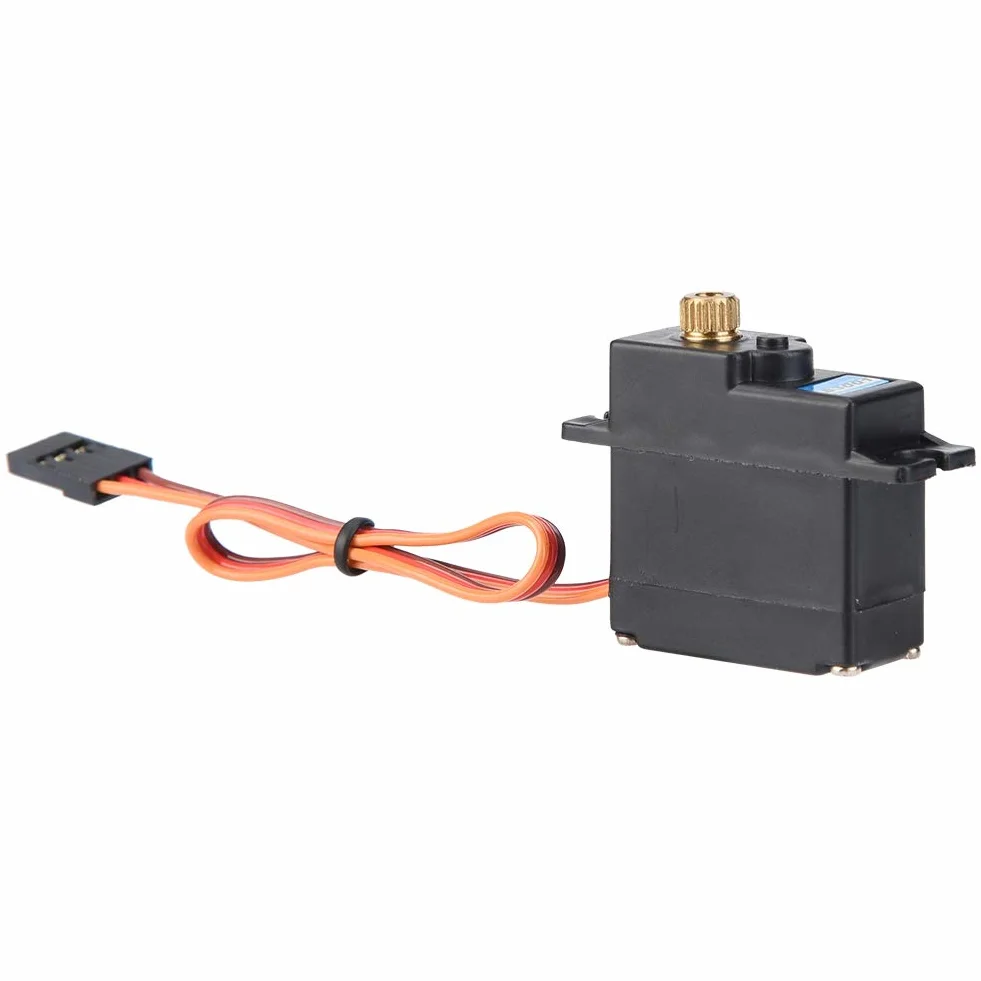Dilwe RC Car Servo, wodoodporny 17g metalowy cyfrowy serwomechanizm do WPL1625 zdalnie sterowana ciężarówka Akcesoria do części samochodowych