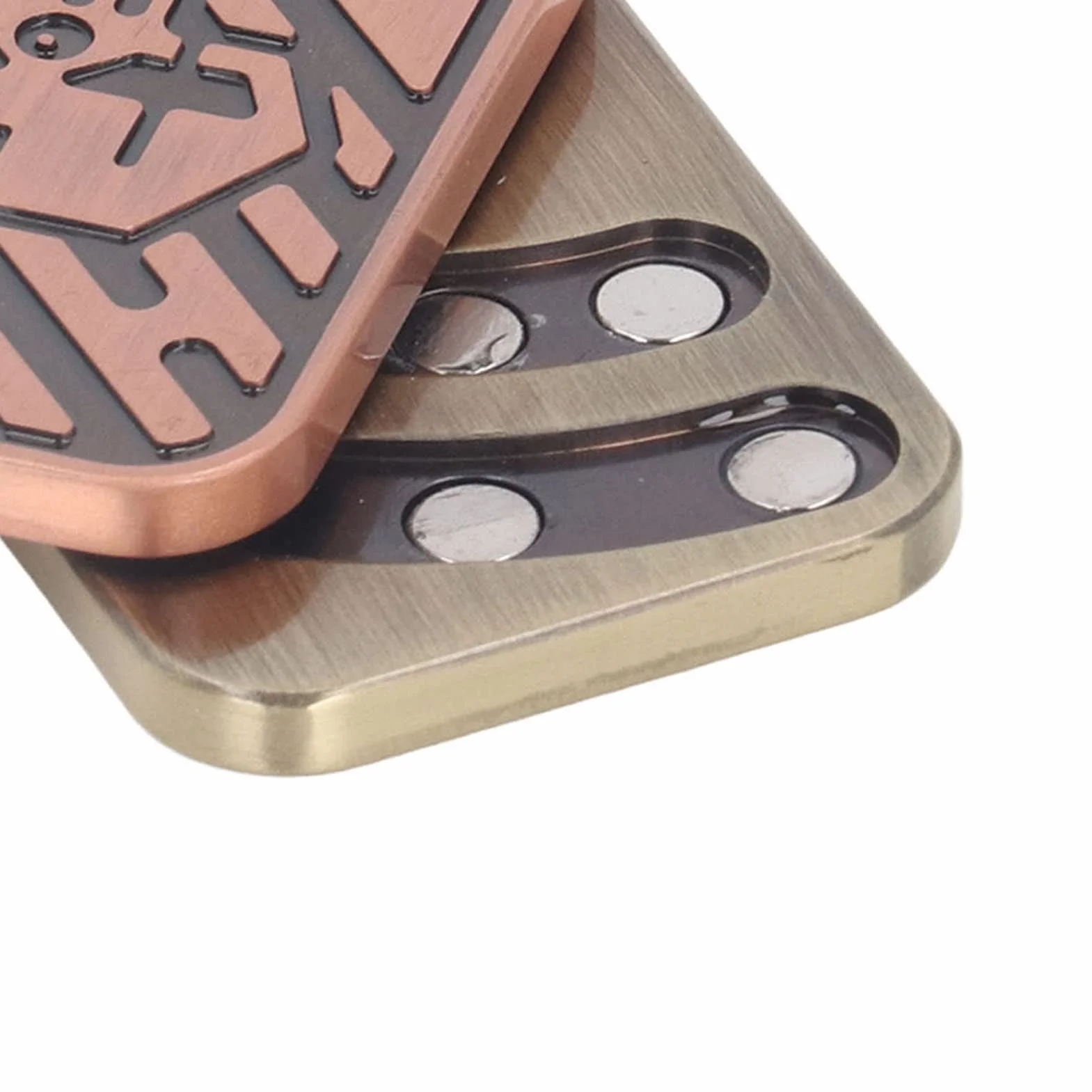Fidget Slider Toy, Metal Poker Fidget Slider EDC Adult Fidget Toys, ADHD Autism Sensory Toys, Lękowe Zabawki Antystresowe, Zabawki na Biurko, Prezenty dla Chłopaka i Ojca