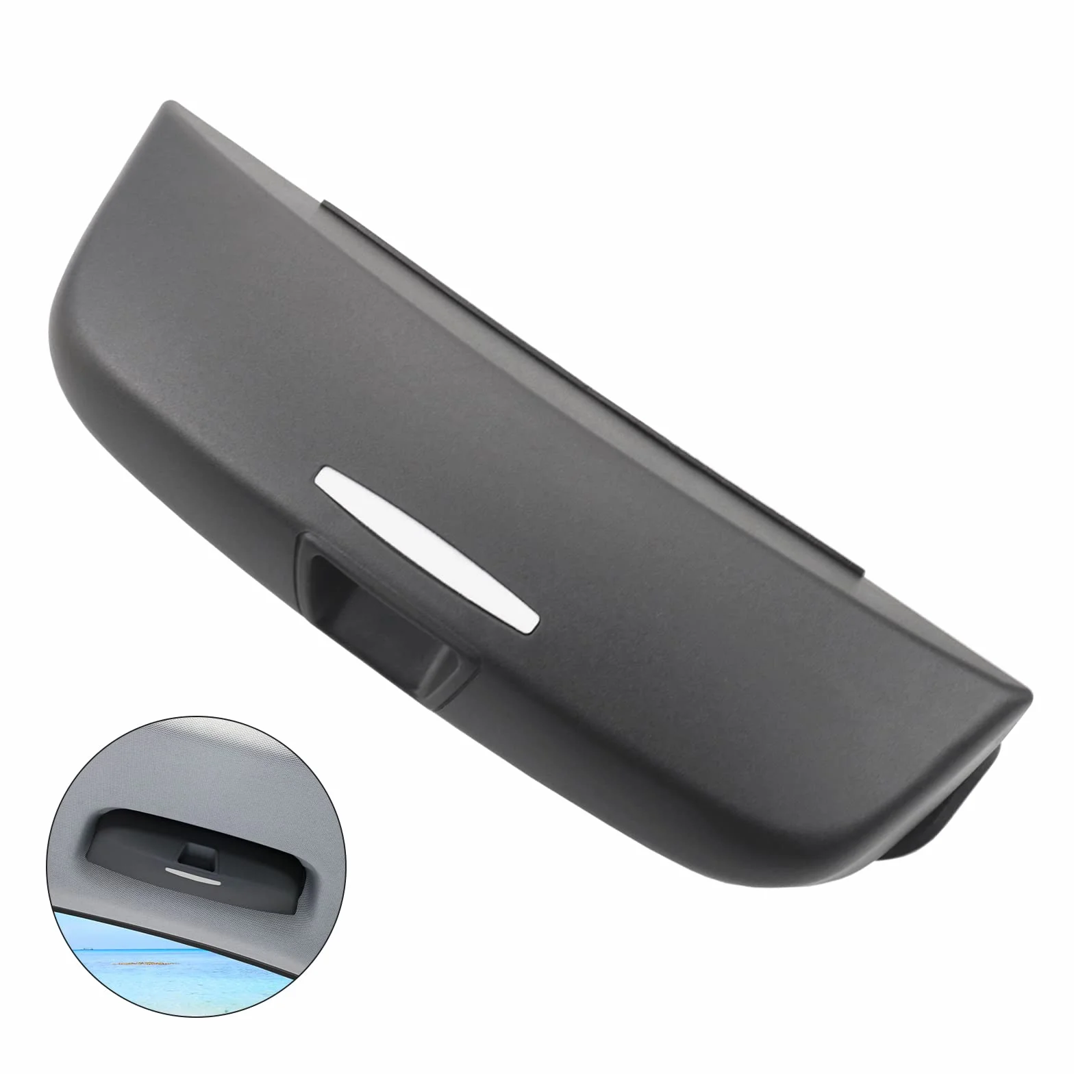 BIXUAN A3 uchwyt na okulary przeciwsłoneczne kompatybilny z Audi A3 A4 A5 A6 B8 B9 C7 C8 Q3 Q5 Q7 2021-2024