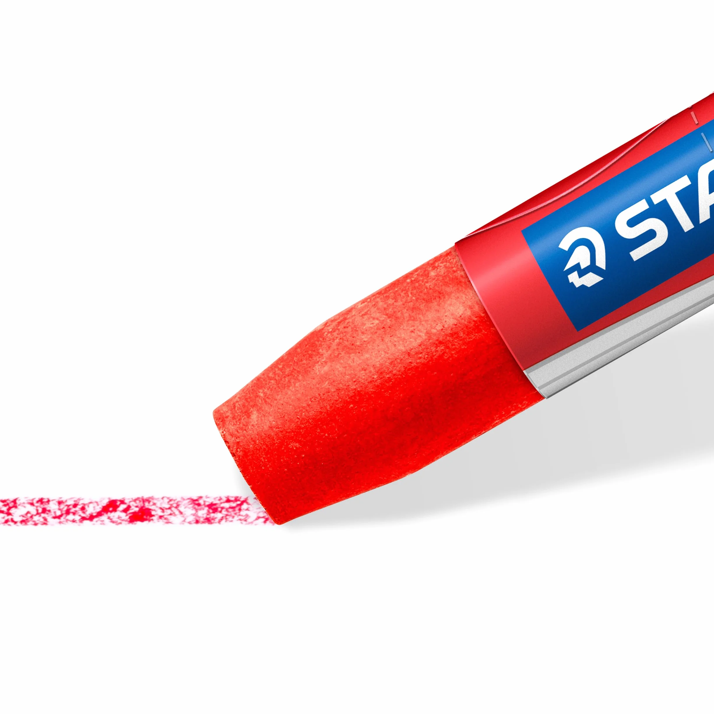 Staedtler 223 C24 kreda akwarelowa (jasne kolory, łatwo zmywalna, z wodoodporną banderolą, średnica 8 mm, okrągła) kartonowe etui z 24 żywymi kolorami