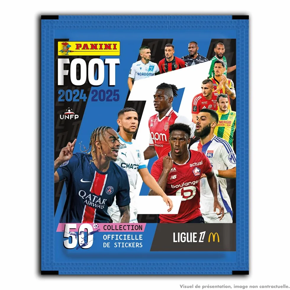 Panini Foot 2024-2025 Ligue 1 McDonald's Blister 12 kieszeni + 2 prezenty, 004842KBFGD14
