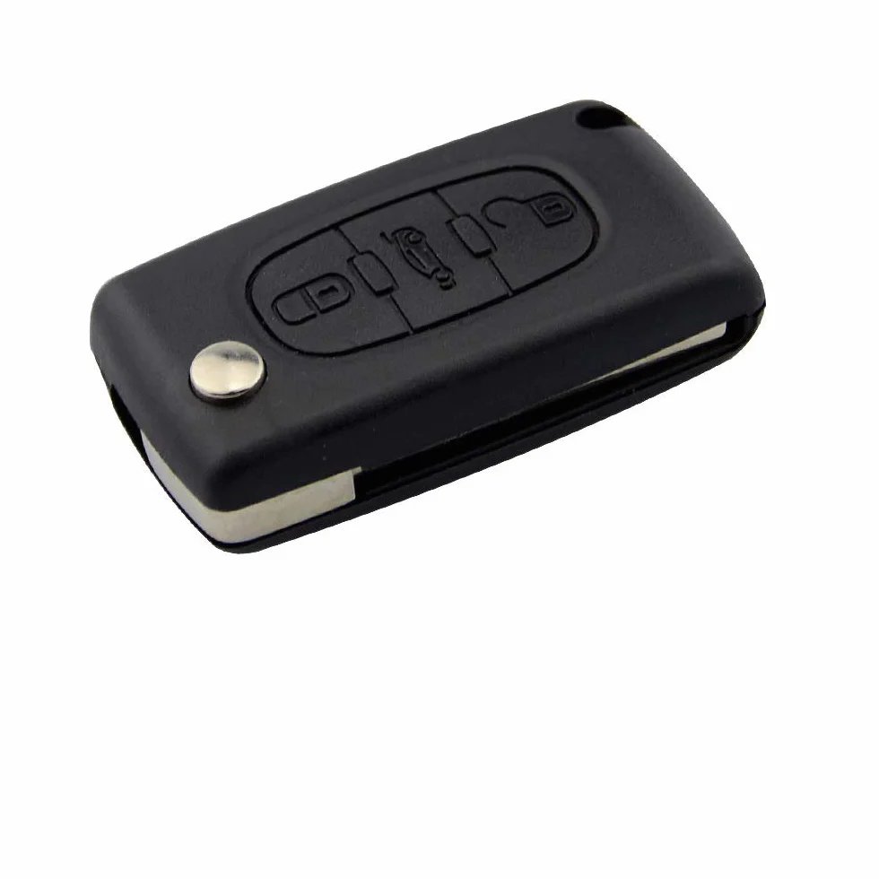 SALPIE 2-przyciskowy pilot zdalnego sterowania silikonowe etui na kluczyk samochodowy Peugeot 106 107 205 206 207 306 307 308 309 406 407 807 Citroen C1 C2 C3 C4 (3 TASTI Non-VANOVAN UST )