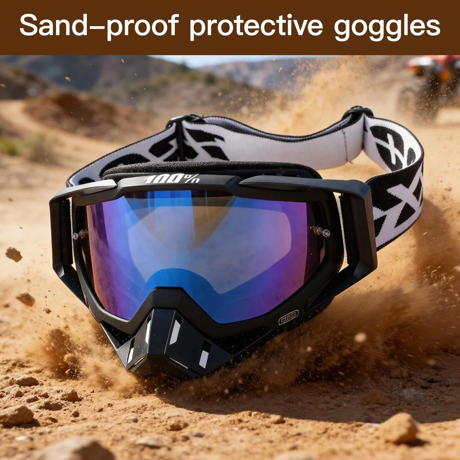 Gogle motocyklowe Motocross Okulary Dirt Bike Cross Gogle Off Road Racing Okulary Cross Lustrzanki dla mężczyzn i kobiet