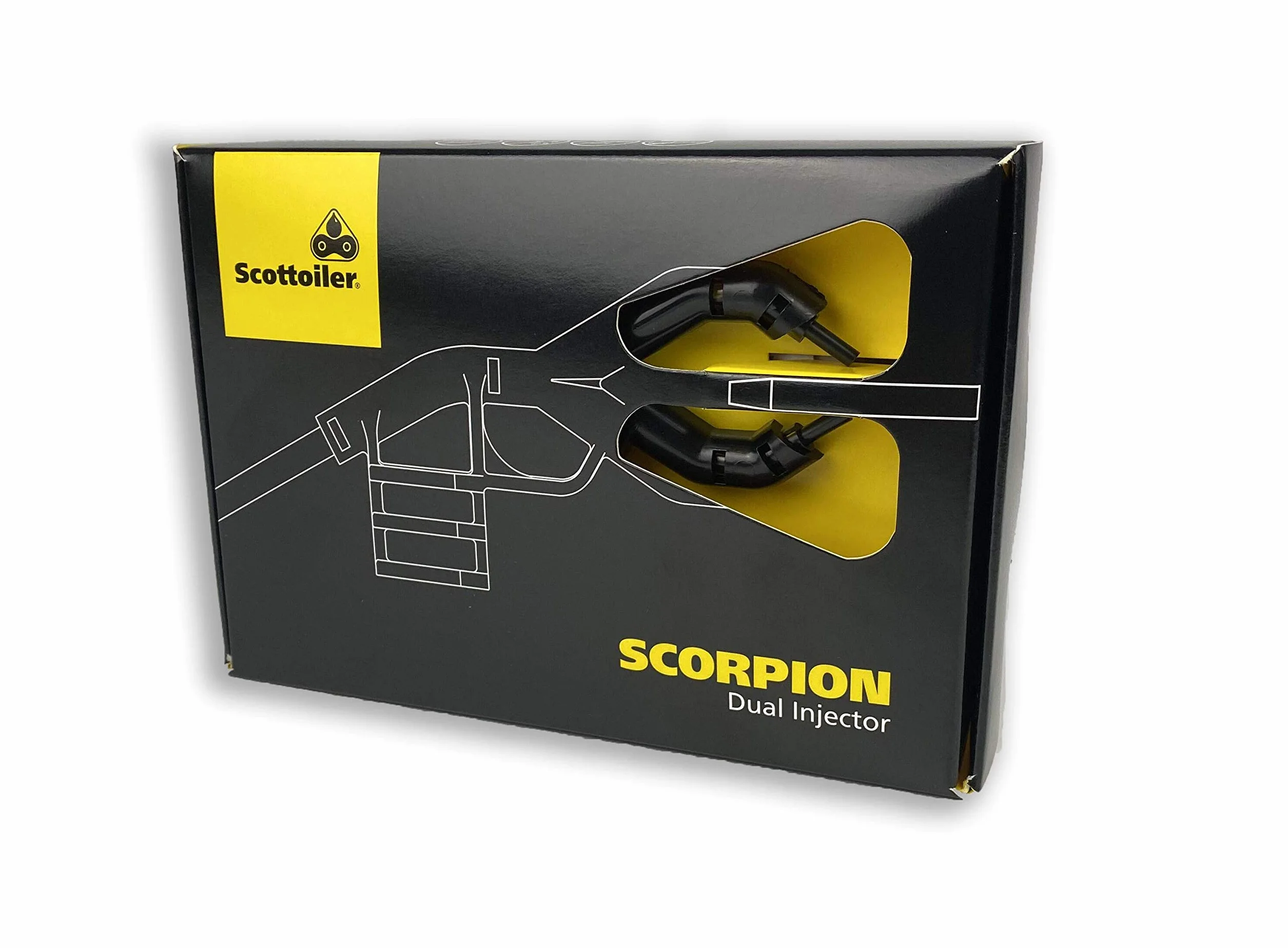Scottoiler Podwójny wtryskiwacz Scorpion - podwójny aplikator do wszystkich systemów Chain Oiler - SO-5000…