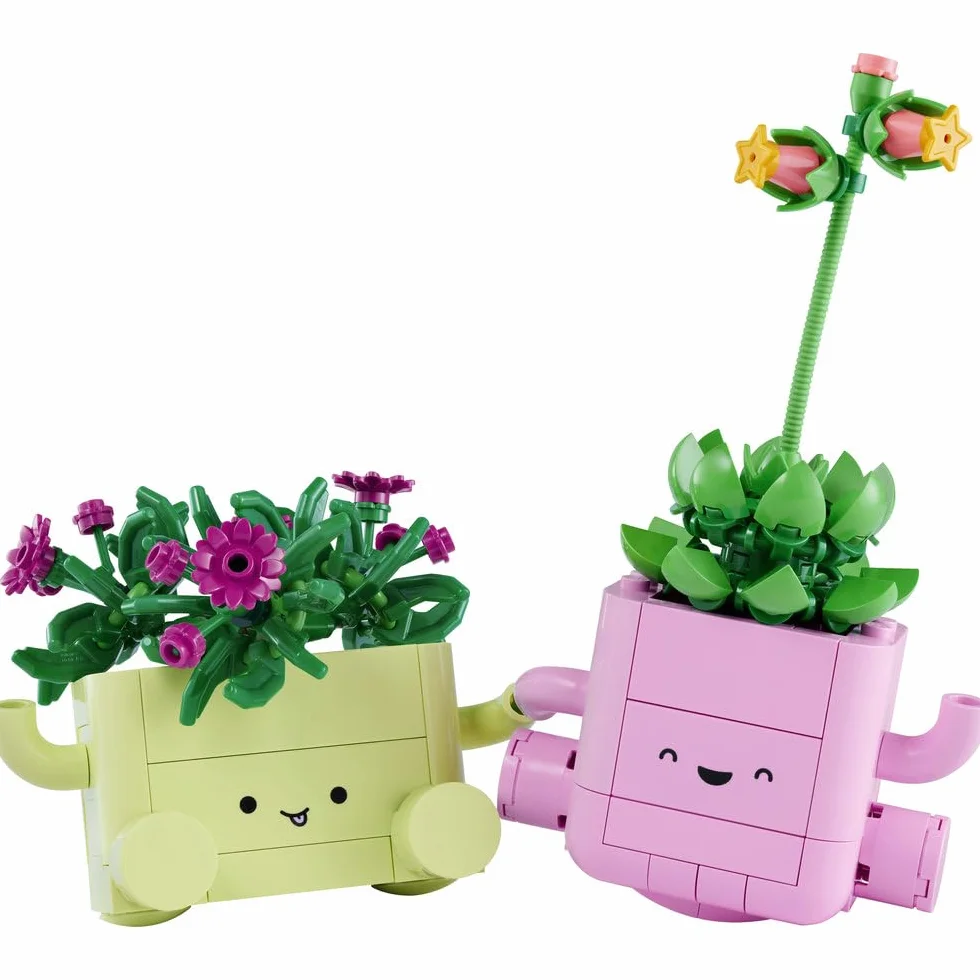 LEGO Botanicals Bujające się roślinki, zestaw konstrukcyjny dla dzieci, roślinna dekoracja, kwiatowa ozdoba na biurko lub półkę, pomysł na prezent dla dziewczynki i chłopca w wieku od 9 lat 11506