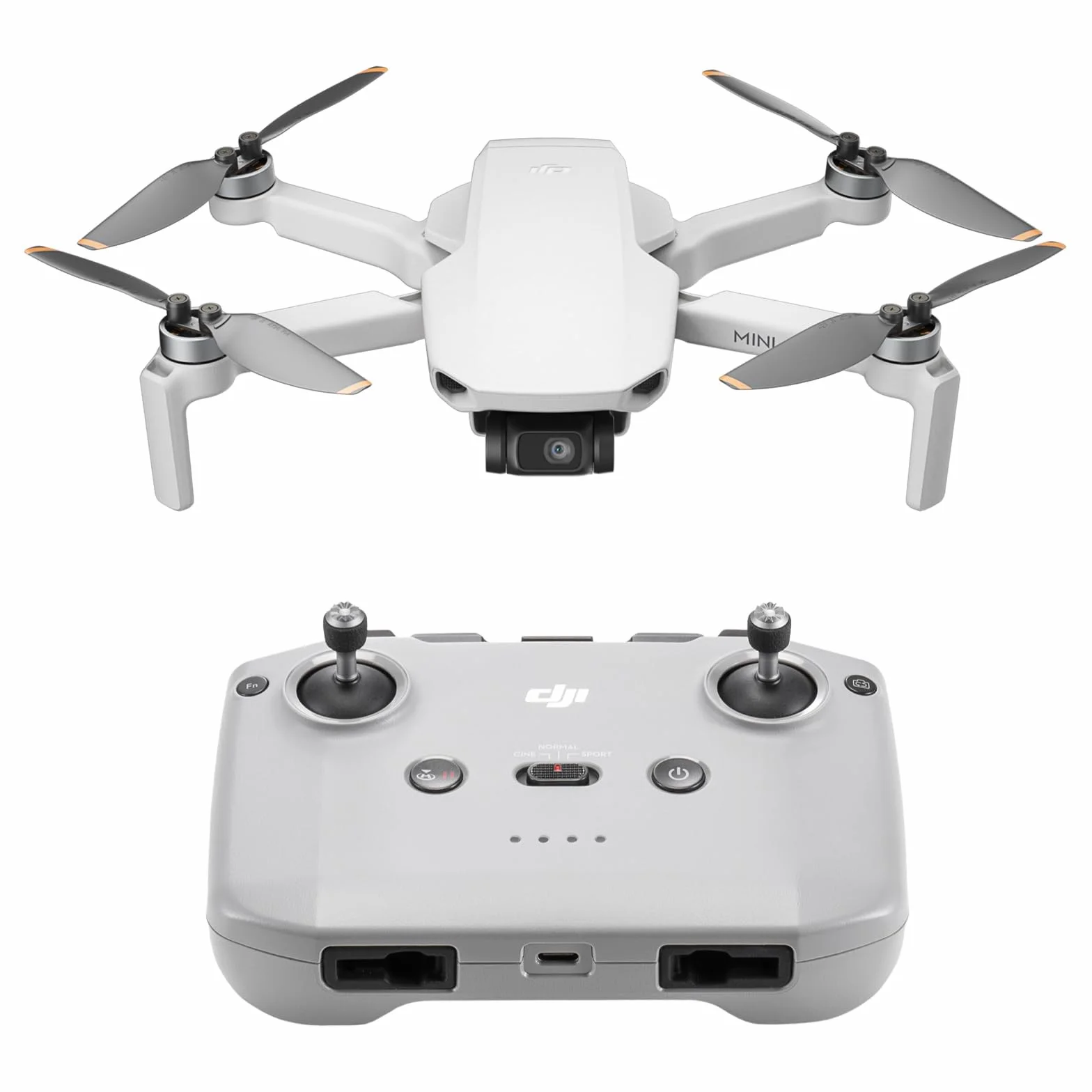 DJI Mini 4K, dron z kamerą 4K UHD dla dorosłych, mniej niż 249 g, 3-os. gimbal, transmisja wideo 10 km, autom. powrót, odporność na wiatr, 1 akumulator dla maks. czasu lotu 31 min., inteligentny lot