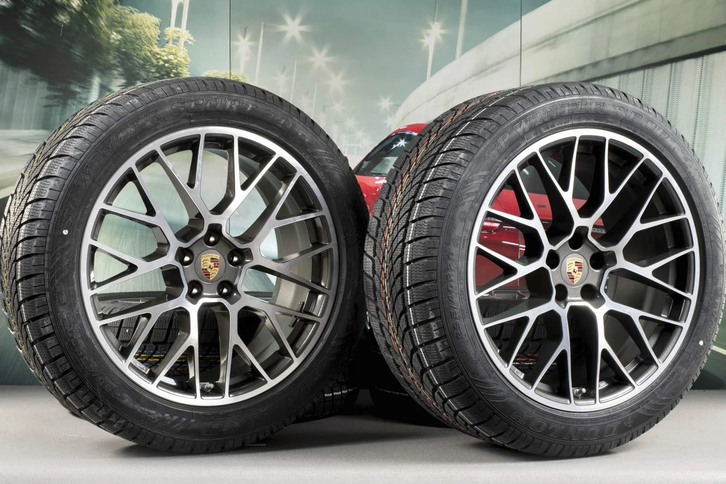 NOWOŚĆ + ORIGIN. Porsche Macan 95B.2 20" RS SPYDER koła zimowe zestaw/zimowe koła