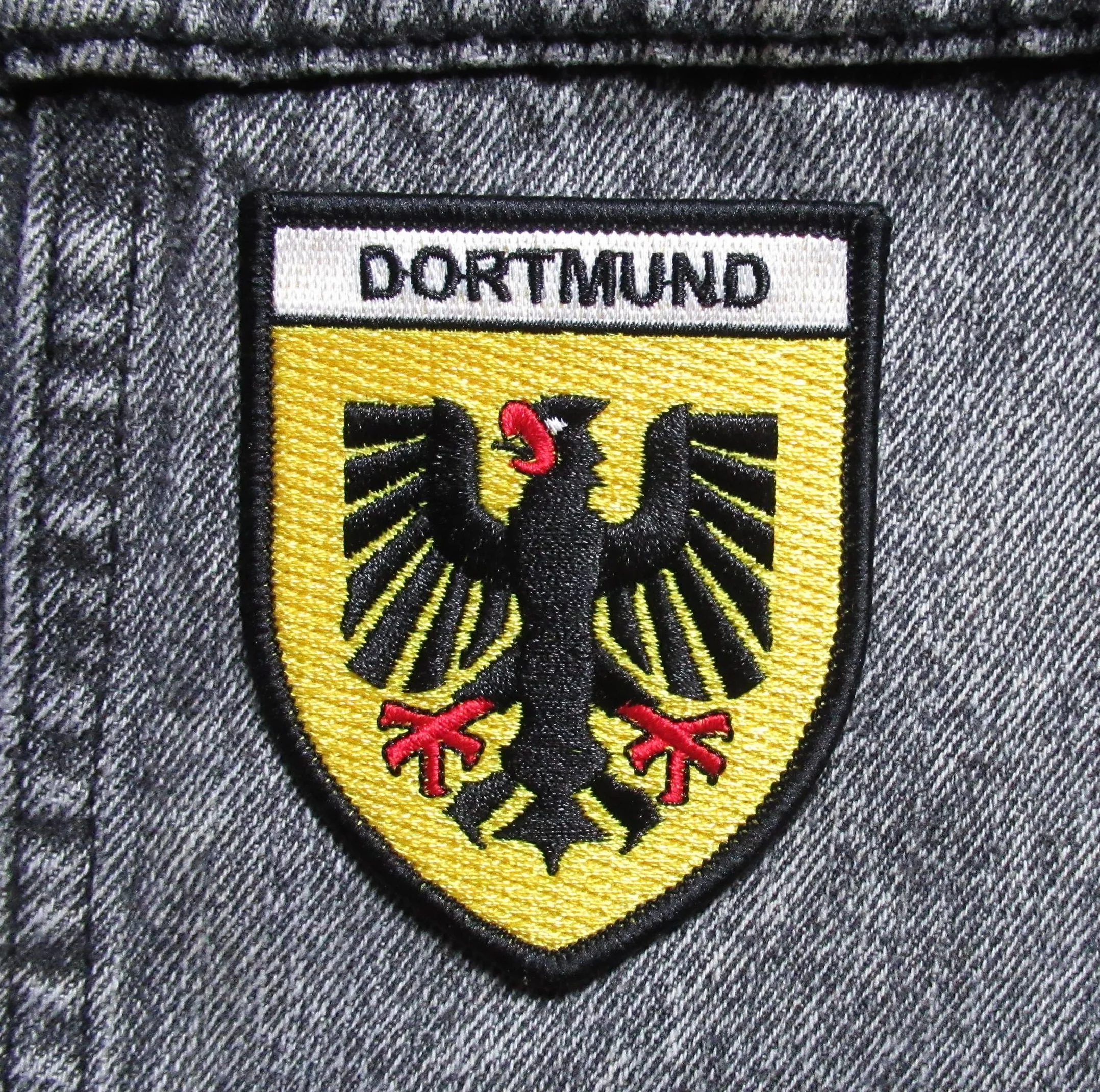 Naszywka Dortmund z haftem niemieckim miasto naprasowana