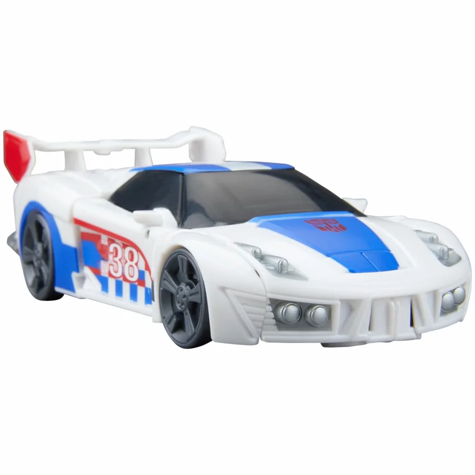 Smokescreen z kolekcji Transformers: Age of the Primes, 13-centymetrowa przekształcająca się figurka klasy Deluxe, zabawkowe roboty dla dzieci w wieku od 8 lat