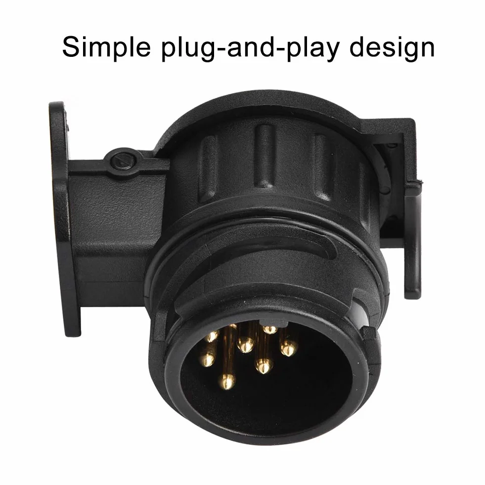 Adapter 13Pin do 7Pin, 12V 13Pin do 7Pin N & S Adapter Gniazda Przyczepy Konwerter Wtyczki Złącze do Przyczepy Kempingowej