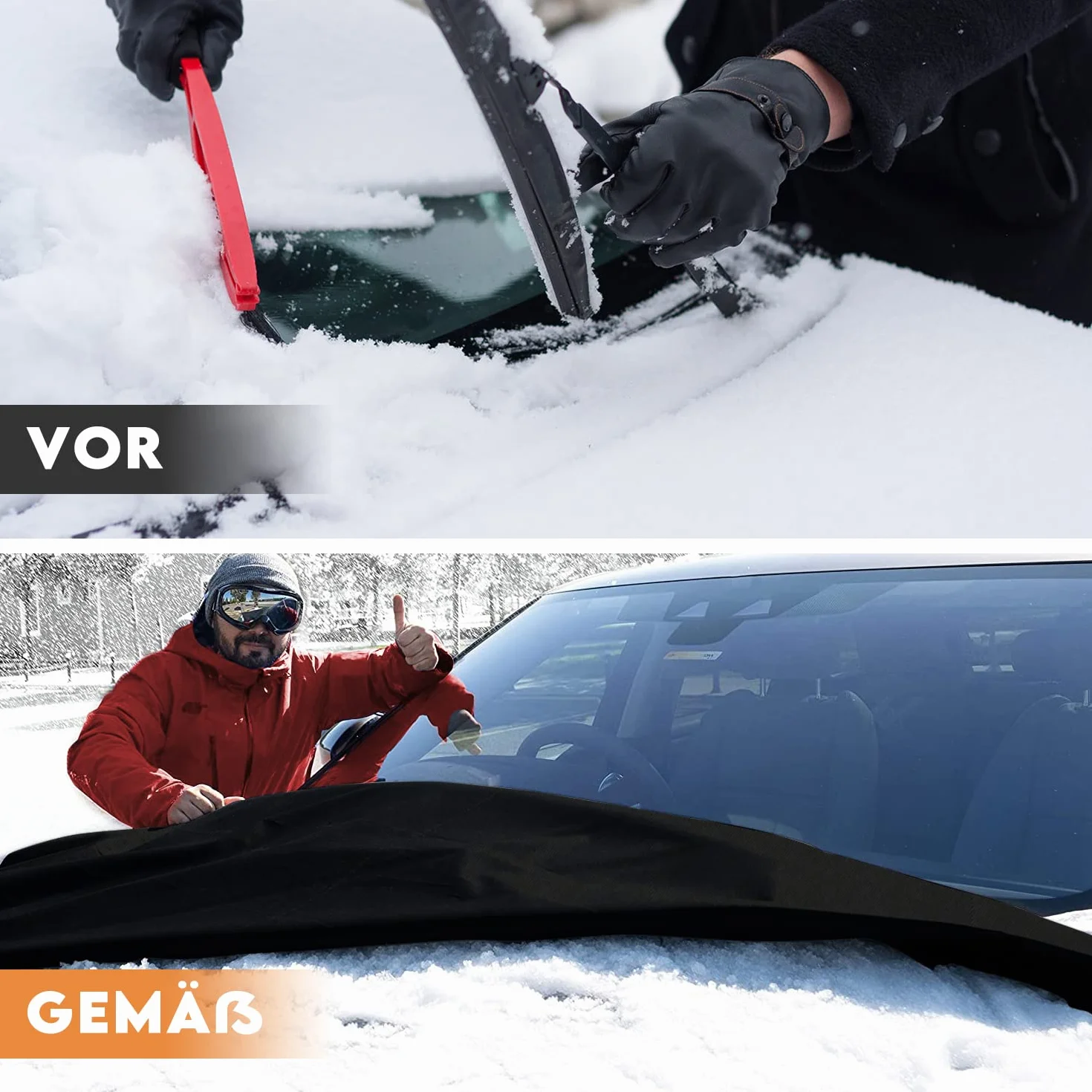 Osłona przeciwsłoneczna dla przedniej szyby samochodu, zamiennik do T6, Heavy Duty 600D Oxford Blackout, ochrona przed słońcem i promieniowaniem UV