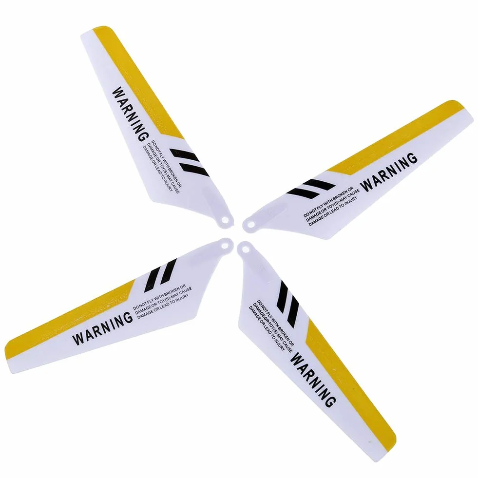 1PC Remote Control Helicopter Full Replacement Parts Set for Syma S107 / S107G RC Helicopter, Main s,Tail Decorations,Tail,Balance Bar, Connect Buckle, Inner Shaft. Yellow