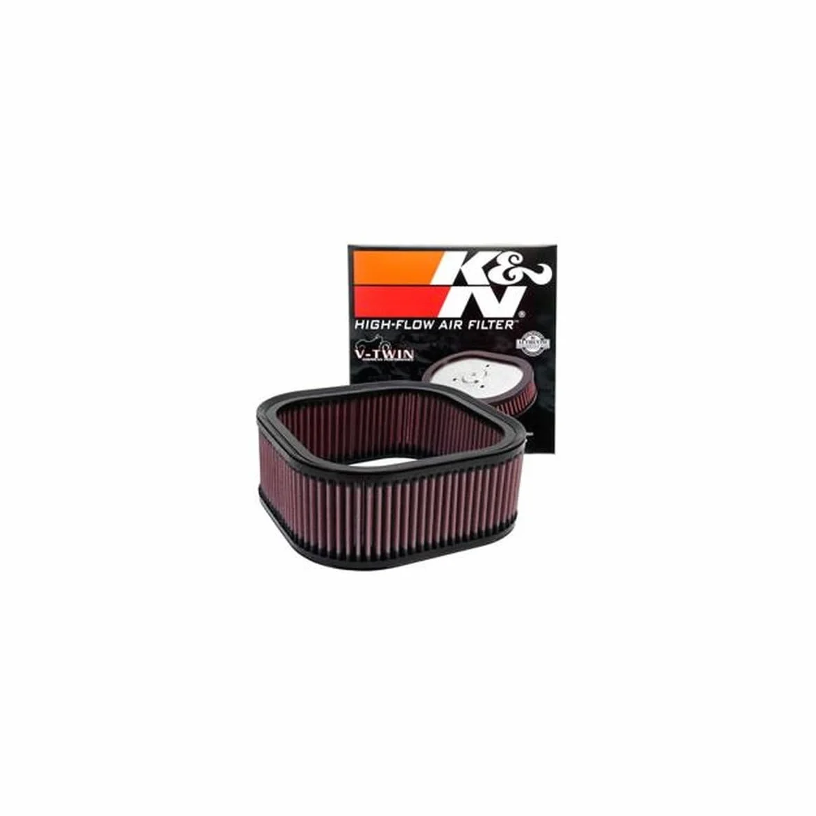 K&N Filtr powietrza silnika: wysoka wydajność, filtr powietrza Powersport: pasuje do 2002-2017 HARLEY DAVIDSON (Night Rod Special, Rod Muscle, 10th Anniversary Edition, V-Rod i inne wybrane modele)