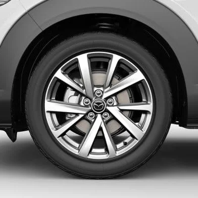 Mazda CX-30 DM 2019 zimowy komplet kół 18 cali, Chrome Shadow, Bridgestone RRDM-1-8-A3-BRX1