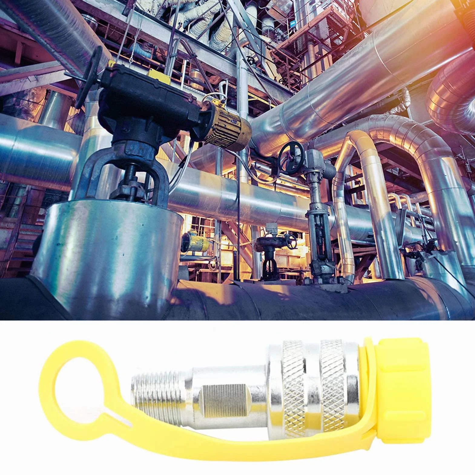 Szybkozłącze Hydrauliczne ze Stali Chromowanej 70Mpa do Zaworów Układów Hydraulicznych