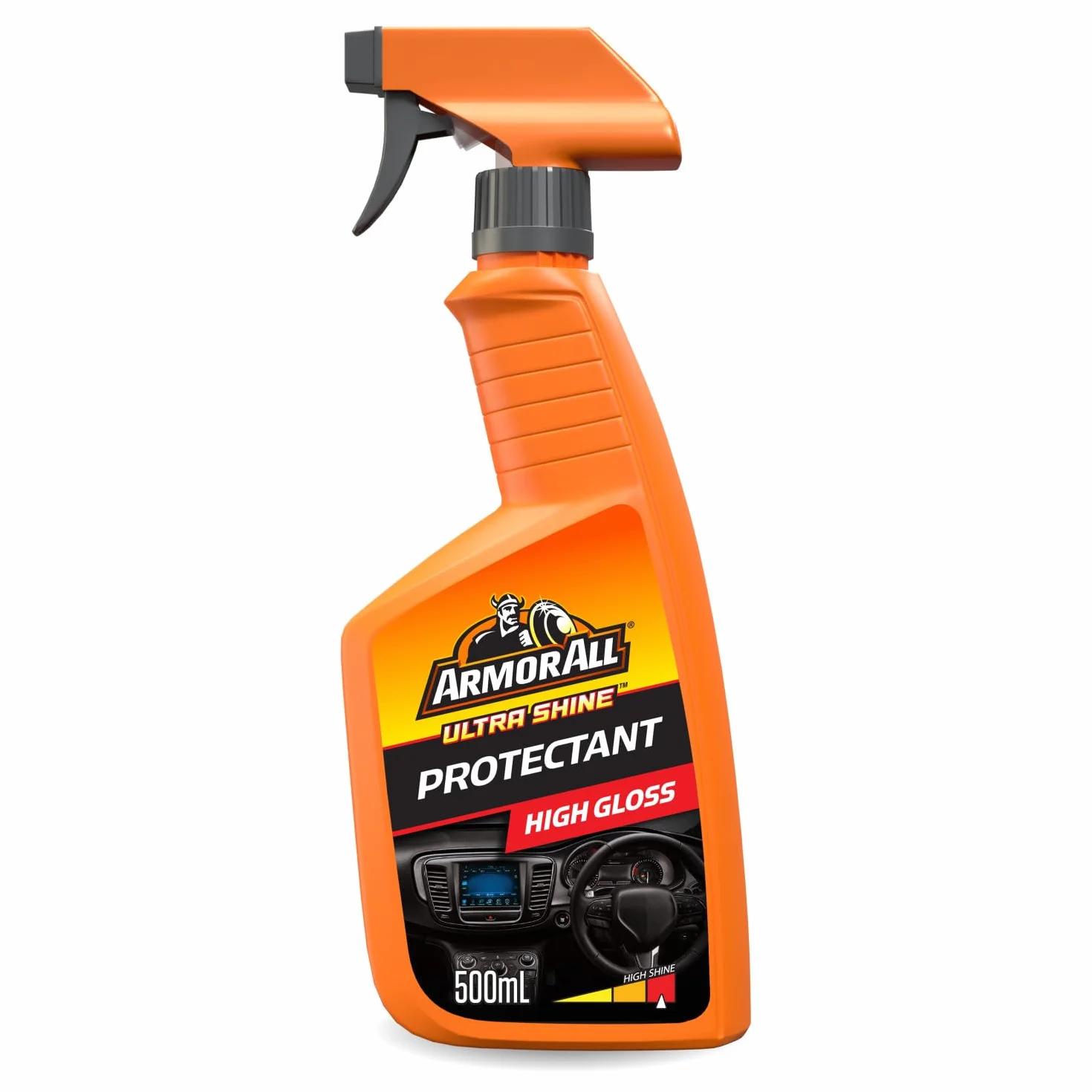 Armor All Ultra Shine środek ochronny o wysokim połysku 500 ml do wnętrza samochodu guma winyl ochrona UV