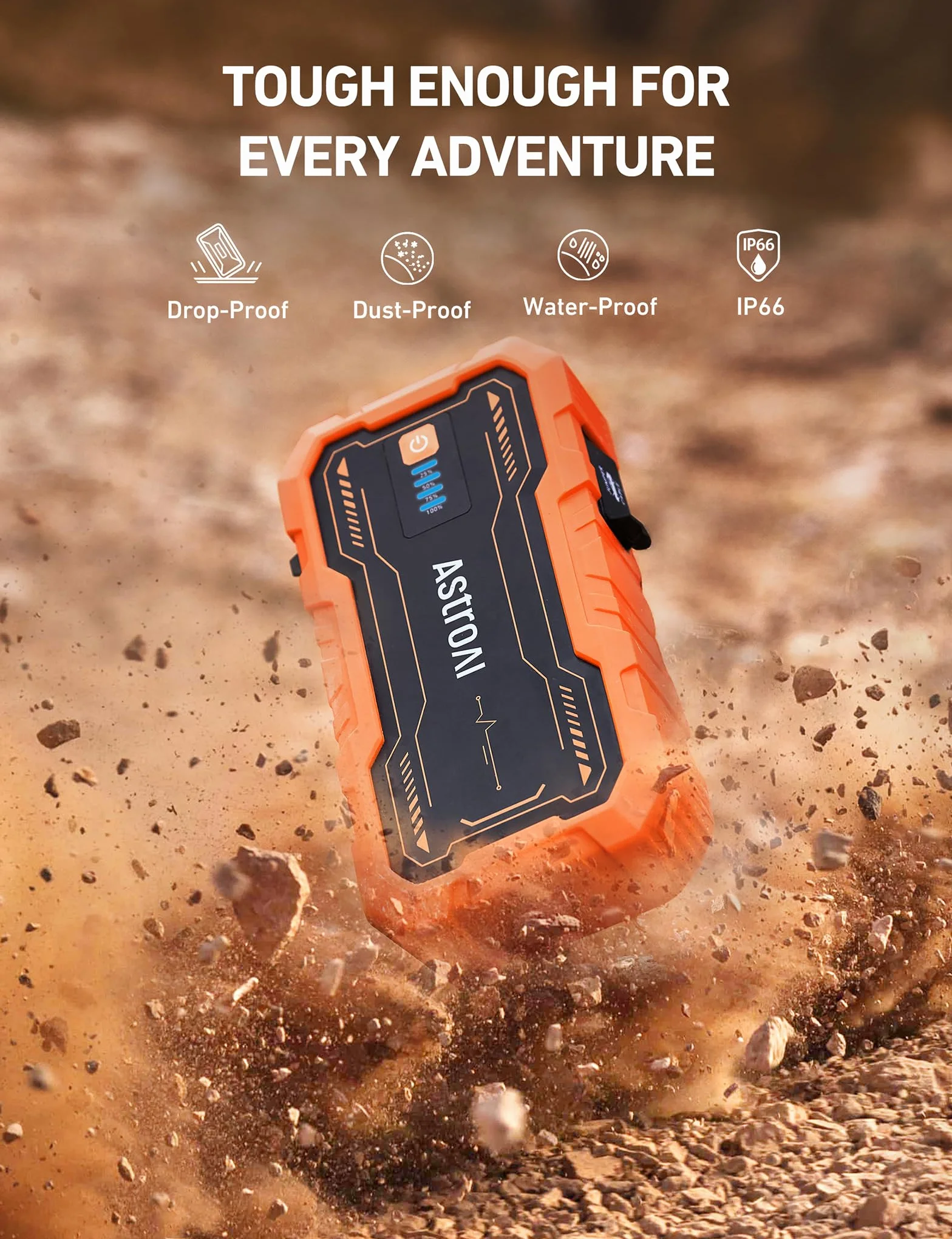 AstroAI S8 Pro Jump Starter Power Bank, 3000 A, 12 V Przenośny Rozrusznik Awaryjny