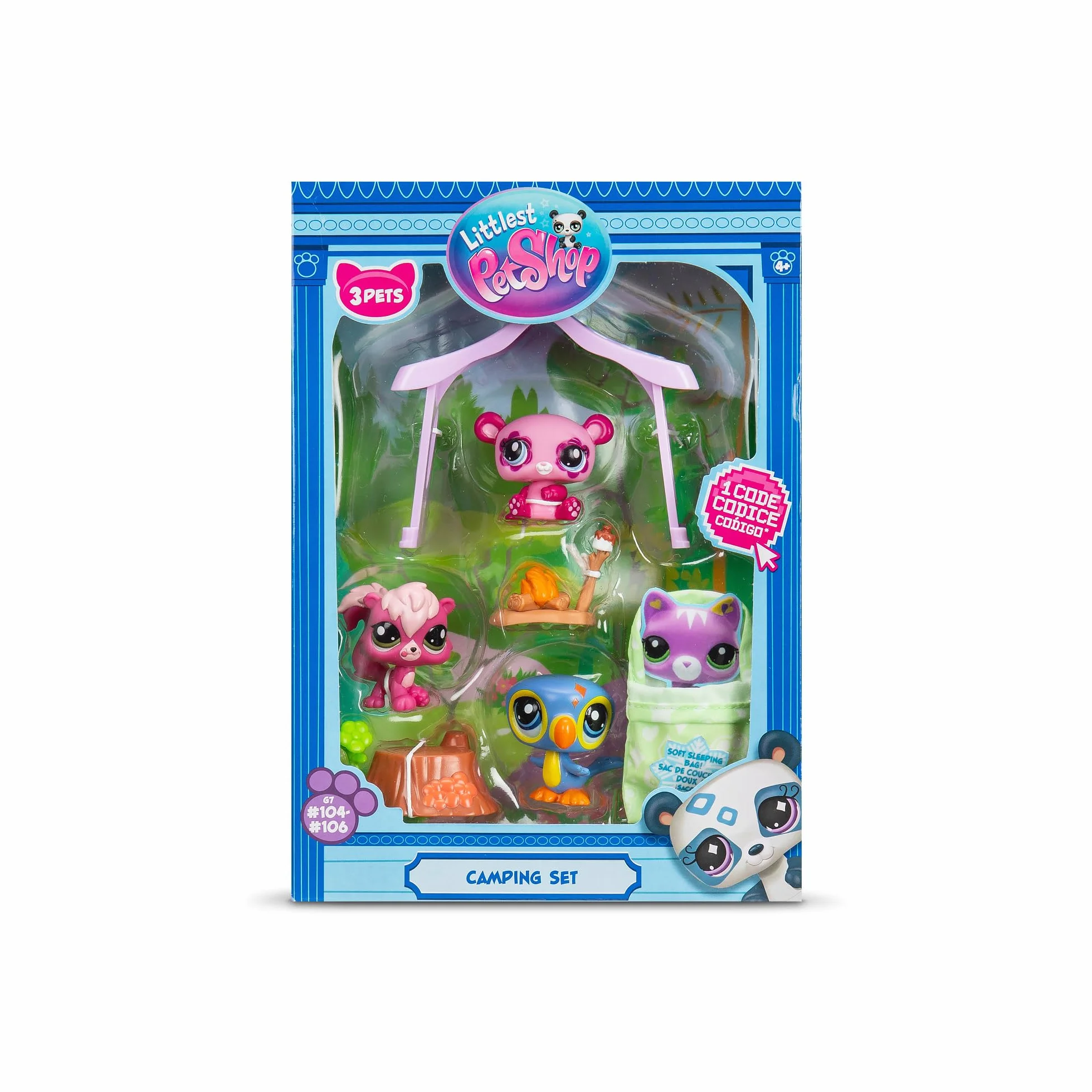 Bandai - Littlest Pet Shop - Zestaw 3 czapek - Camping