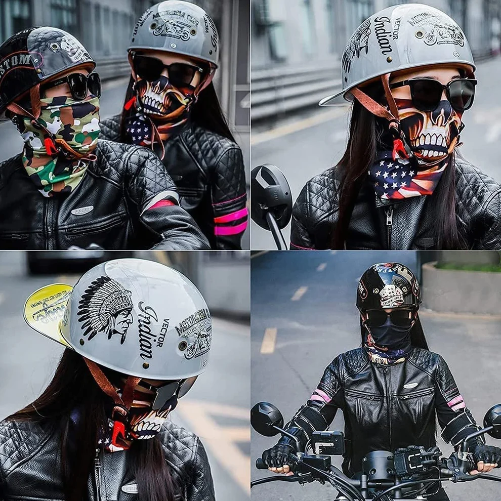 Kask Jet Motocyklowy Czapka z Daszkiem ECE Certified 57-62cm