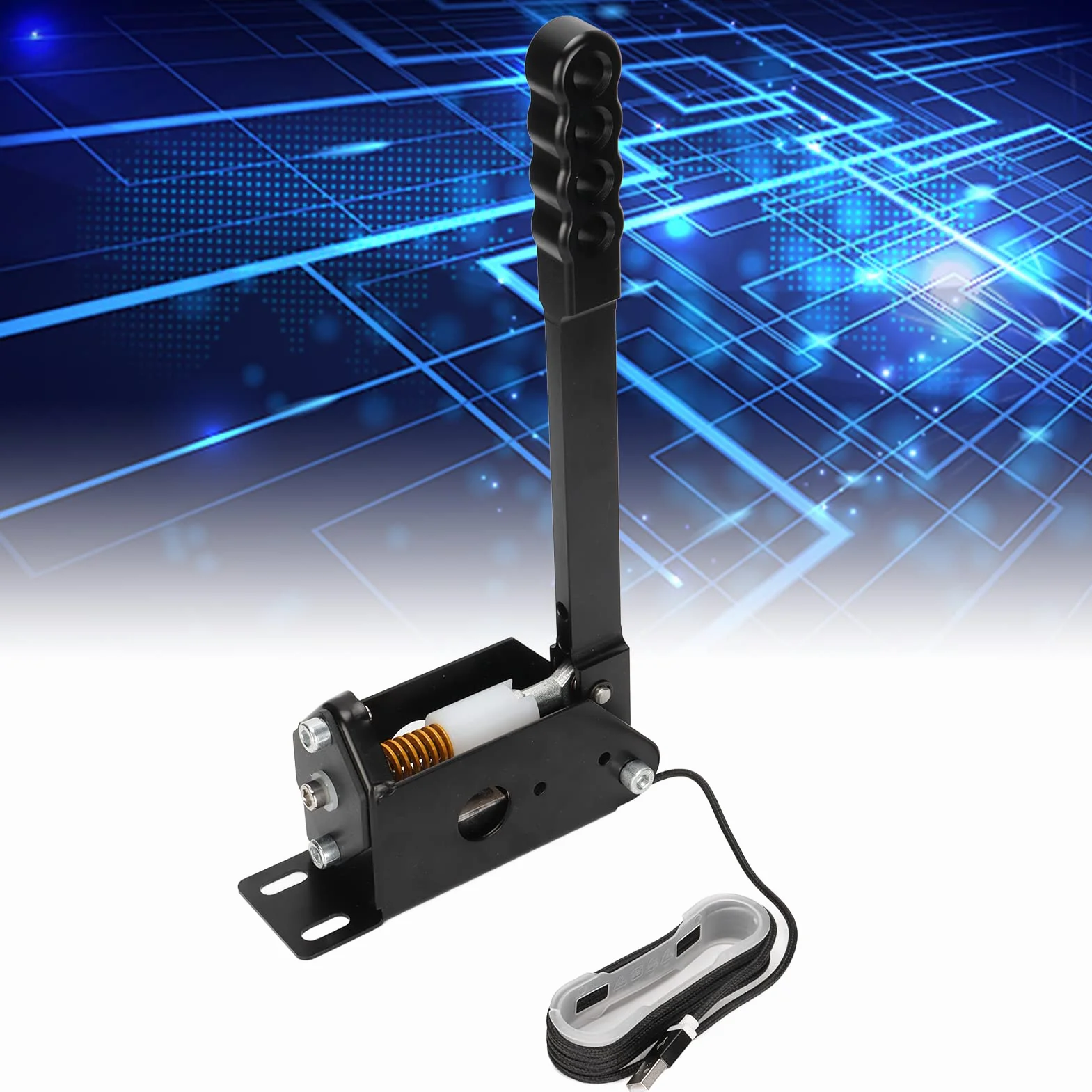 Zacisk Hamulca Ręcznego USB na PC Sim Gry Wyścigowe 64-bitowe Uniwersalne Urządzenia Peryferyjne do Gier z Hamulcem Ręcznym do Gier G25 G27 G29 T500 SIM Wyścigi