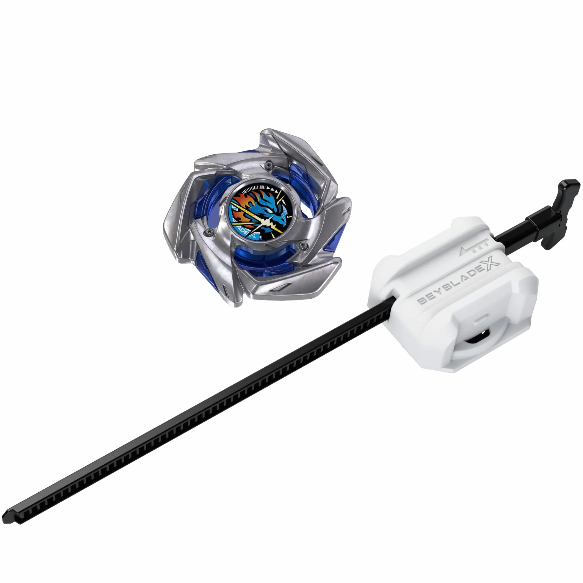 Beyblade X zestaw startowy Strike Dran 4-50FF BX Infinity z bączkiem i wyrzutnią Takara Tomy, zabawkowy bączek, od 8 lat