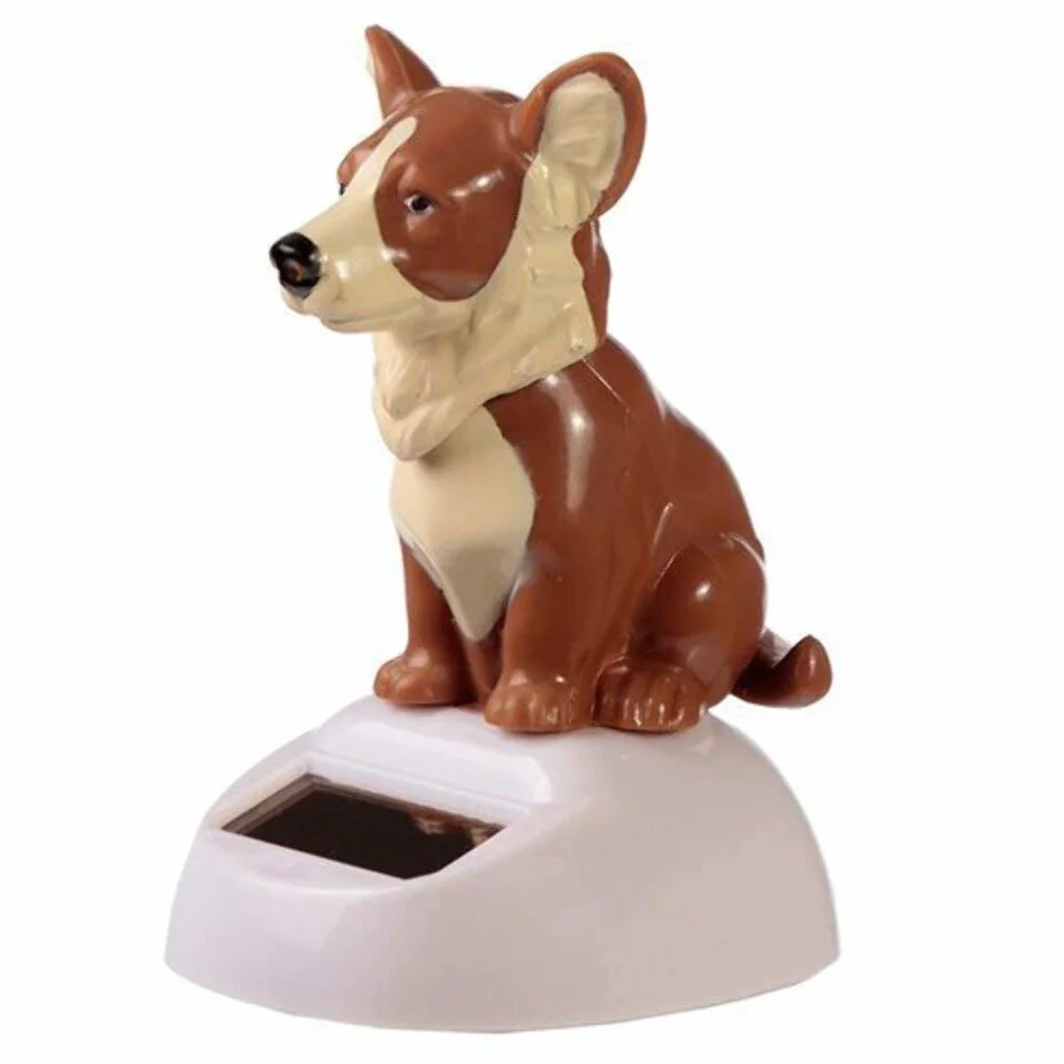 Queen and Corgi Solar Powered Pal Set of 2