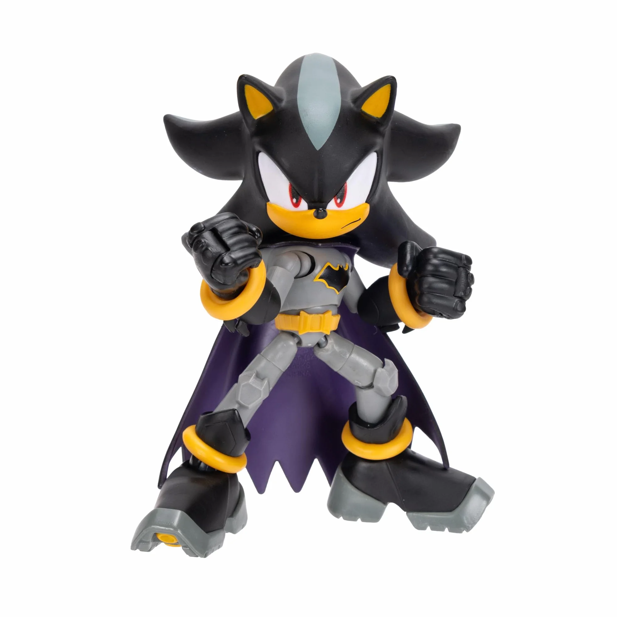 Figurka akcji DC x Sonic Shadow jako Batman 5" / 13 cm, oficjalna licencja Jakks Pacific, niezwykle szczegółowa i wyprofilowana konstrukcja, opakowanie kolekcjonerskie