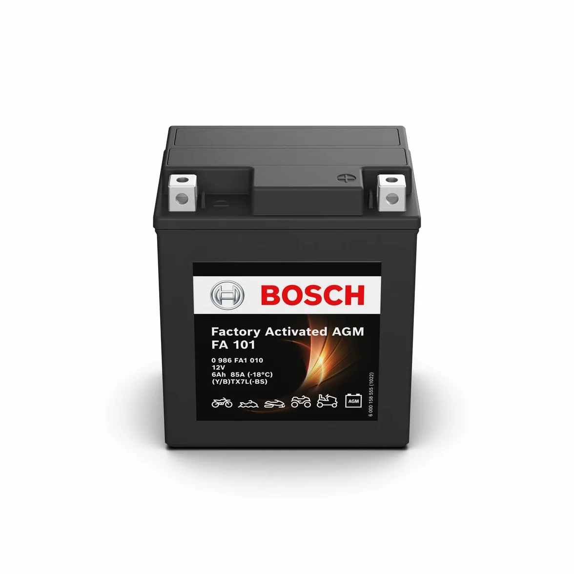 Akumulator BOSCH 12V 6Ah 100A Kompatybilny z YAMAHA MOTORCYCLES YS TRICKER WR YBR MT