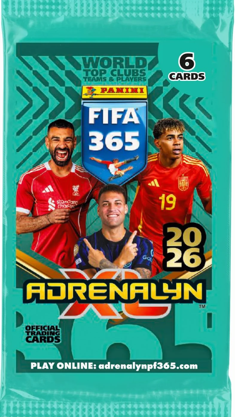 Megapack (archiwizator + 4 koperty + 3 karty wydanie specjalne+przewodnik + tablica) FIFA 365 Adrenlayn 2026