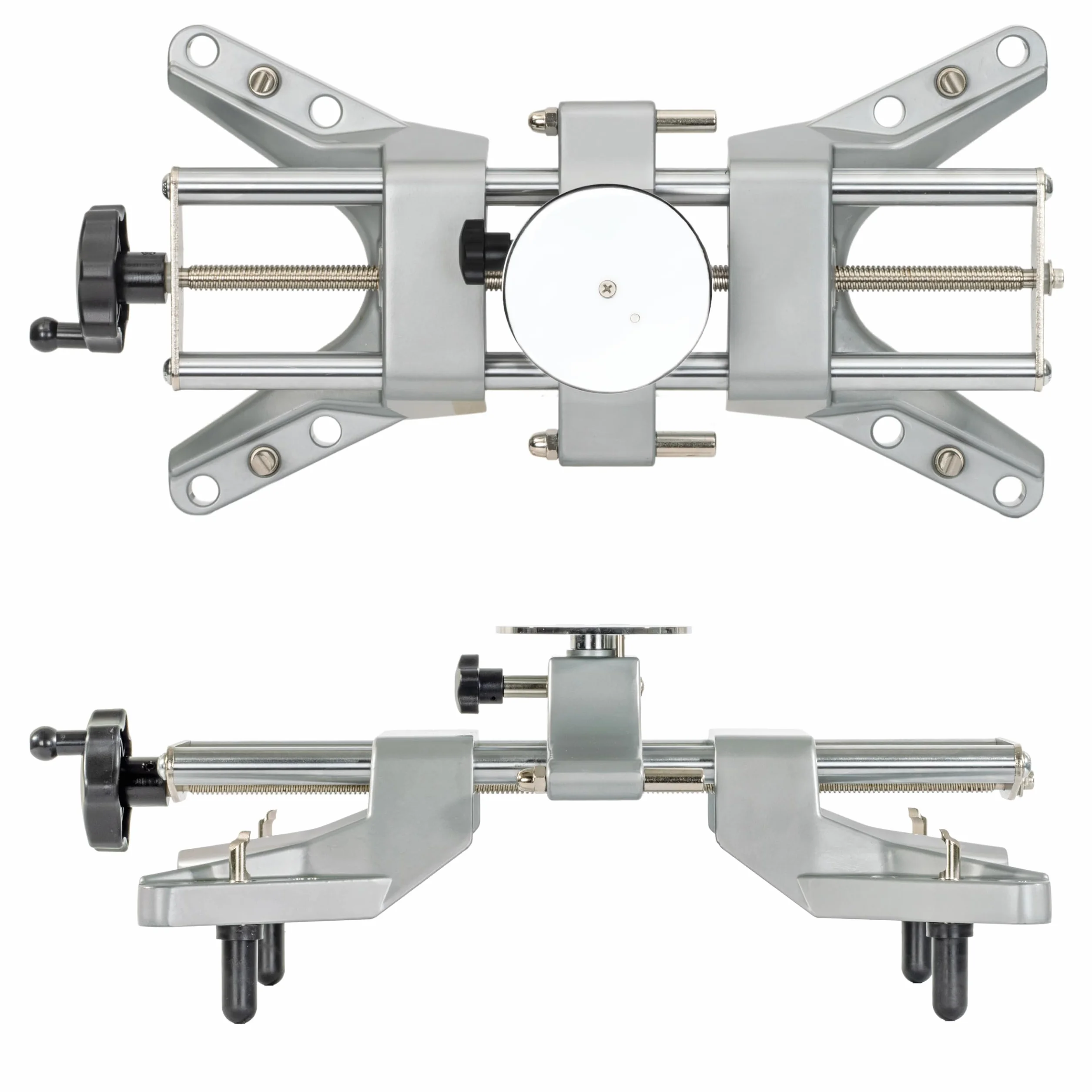 AutoSolo 3D DSP Zacisk do Wyważenia Kół & Adapter Magnetyczny do Mierników Camber Castor - Niezbędne Akcesorium do Zestawu Wyważania Kół - Pasuje do Felg 11-25" (1 Jednostka)