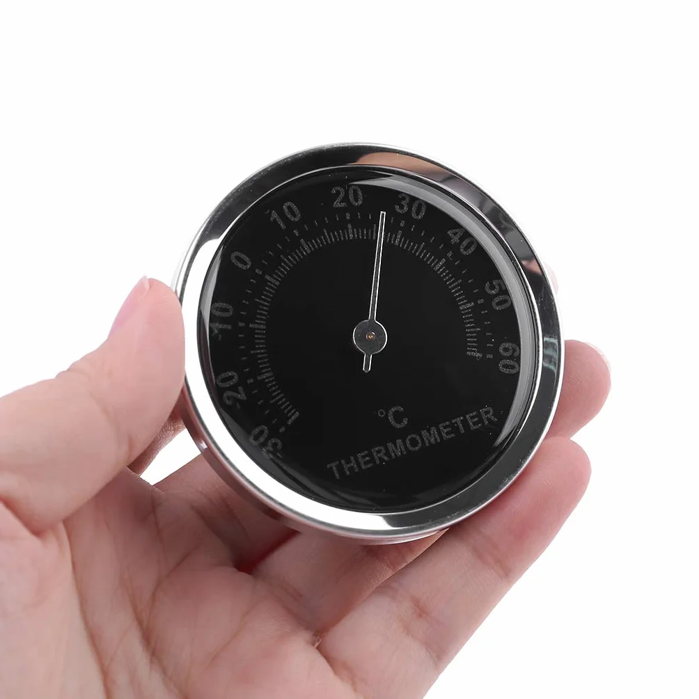 GUMEI Mini termometr samochodowy 58 mm mechaniczny analogowy miernik temperatury
