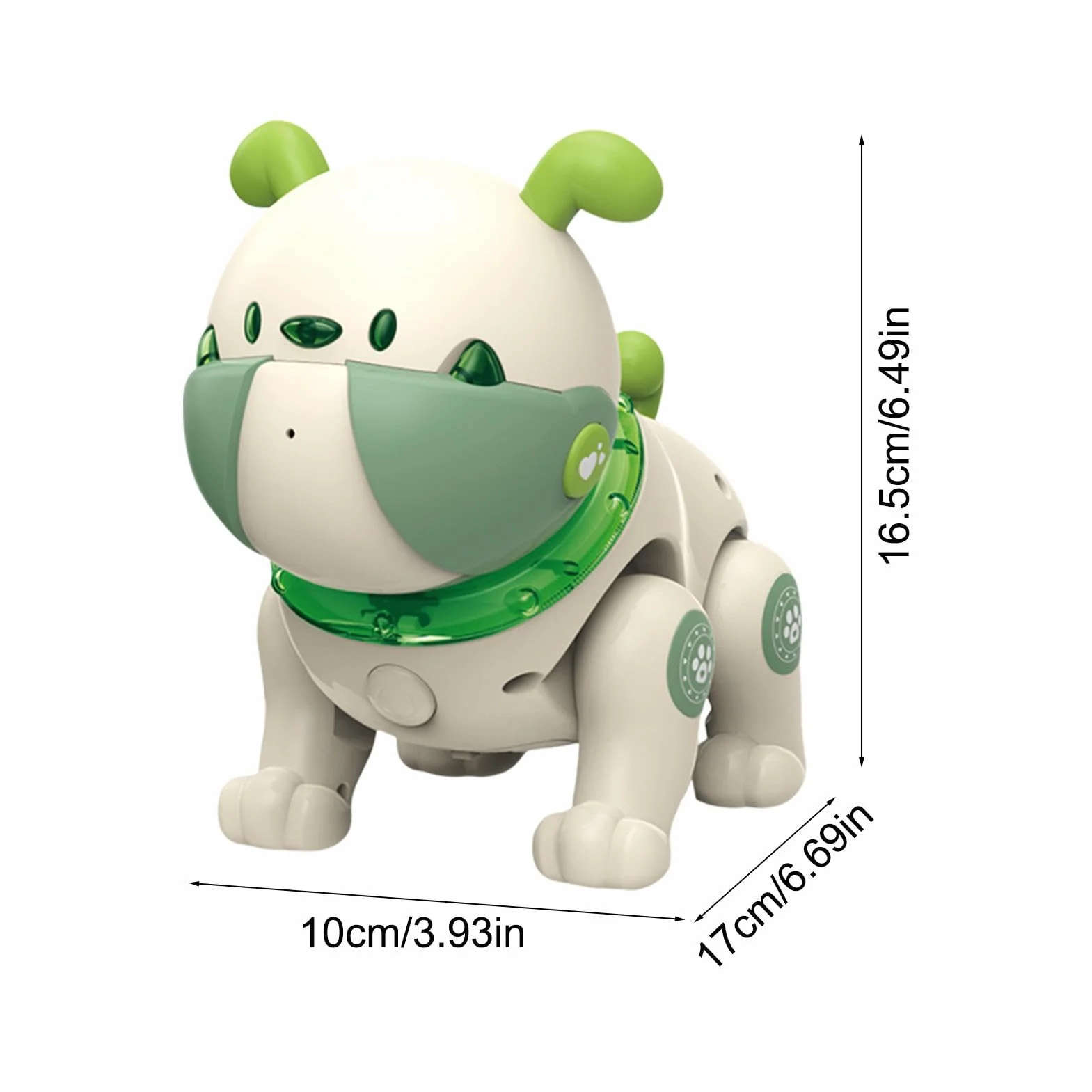 Children Intelligent Robotic Dog, Children Remote Control Robot Toy Dog, Early Learning Toy, Smart Touch Sensing Animals Backyard, Singing Robot Dog, Easy To Use, Portable for Boys Girls