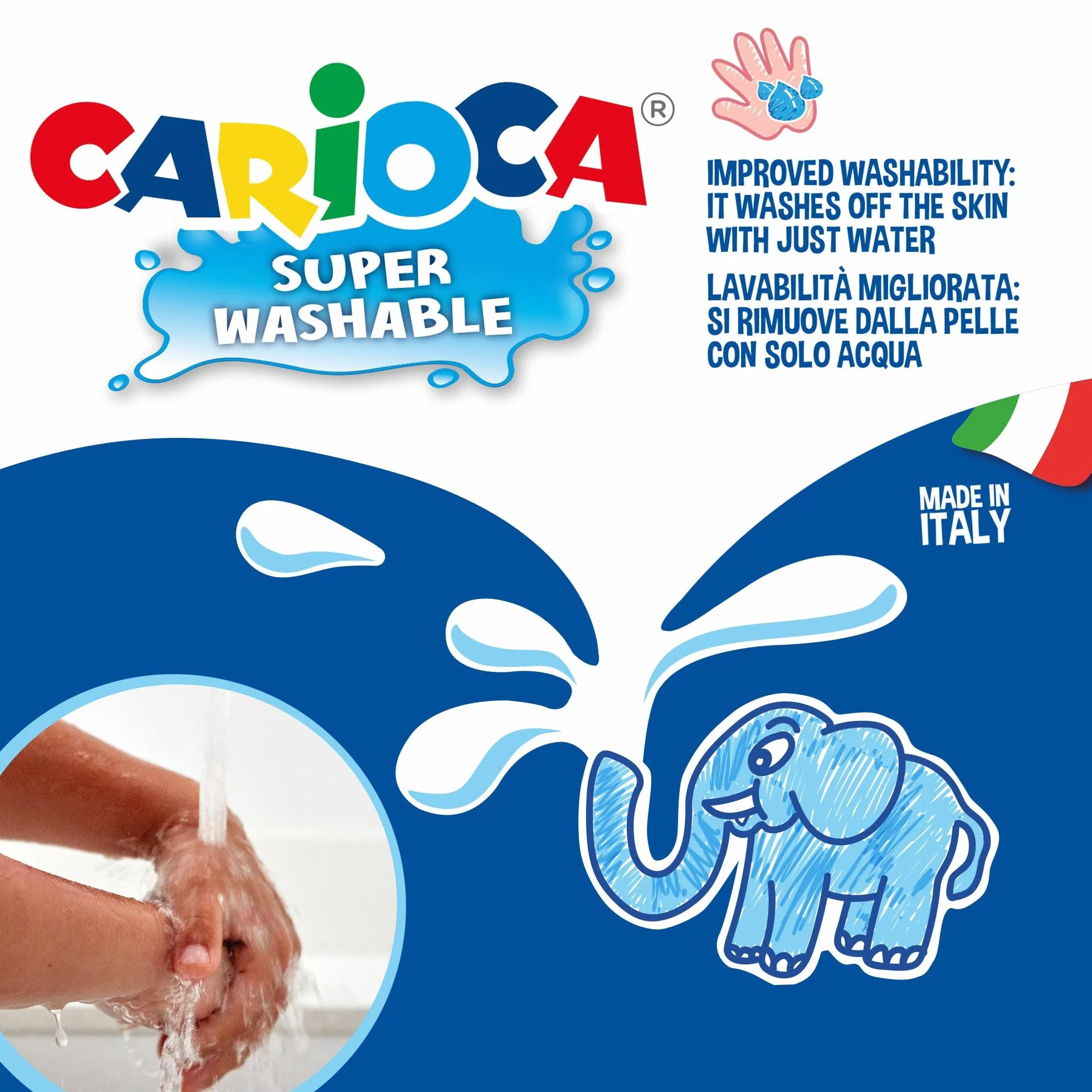 Carioca 40614 Joy Super zmywalny pisak z filcową końcówką (12 sztuk)