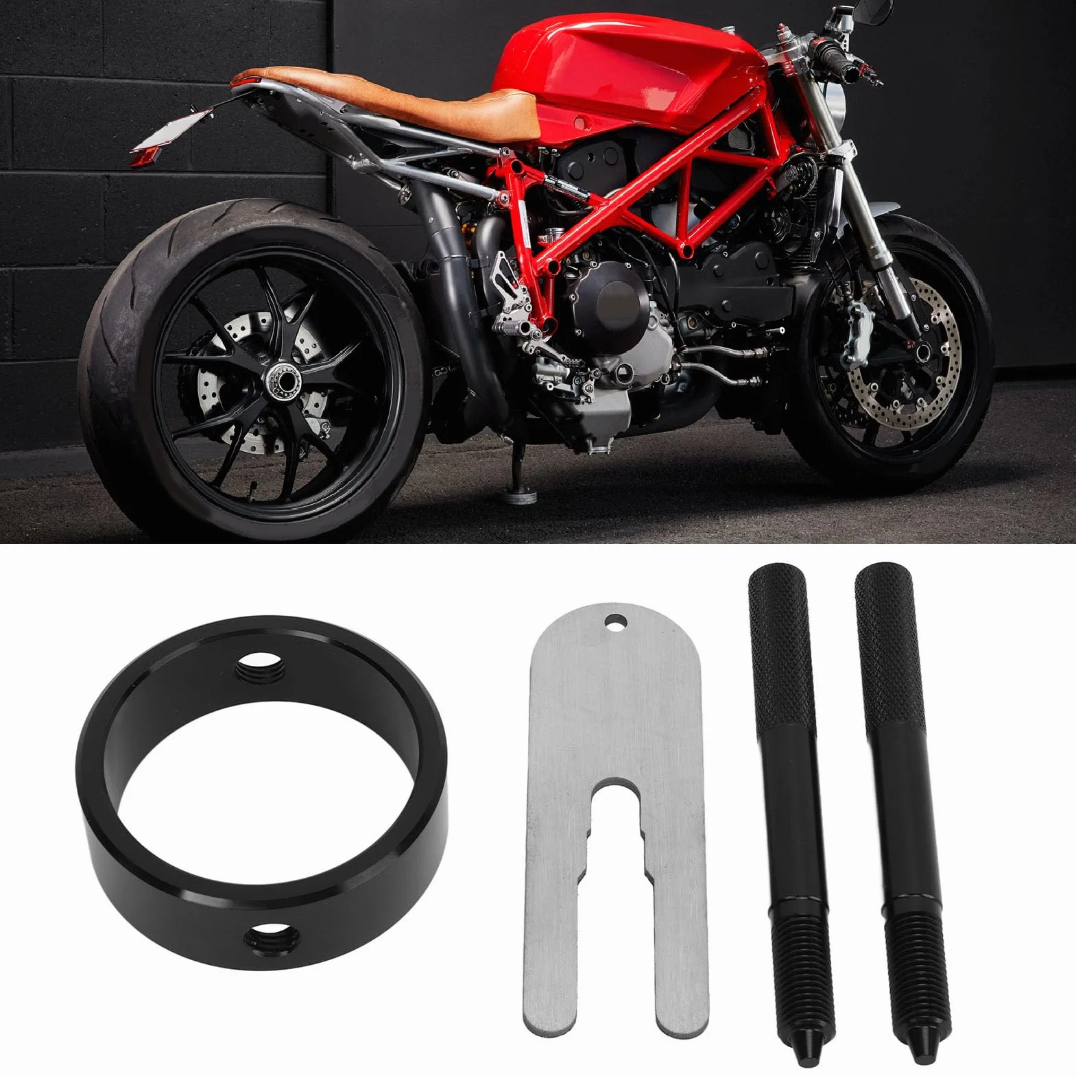 Uniwersalny Zestaw Narzędzi do Kompresora Sprężyny Widelca Motocykla Aluminiowej