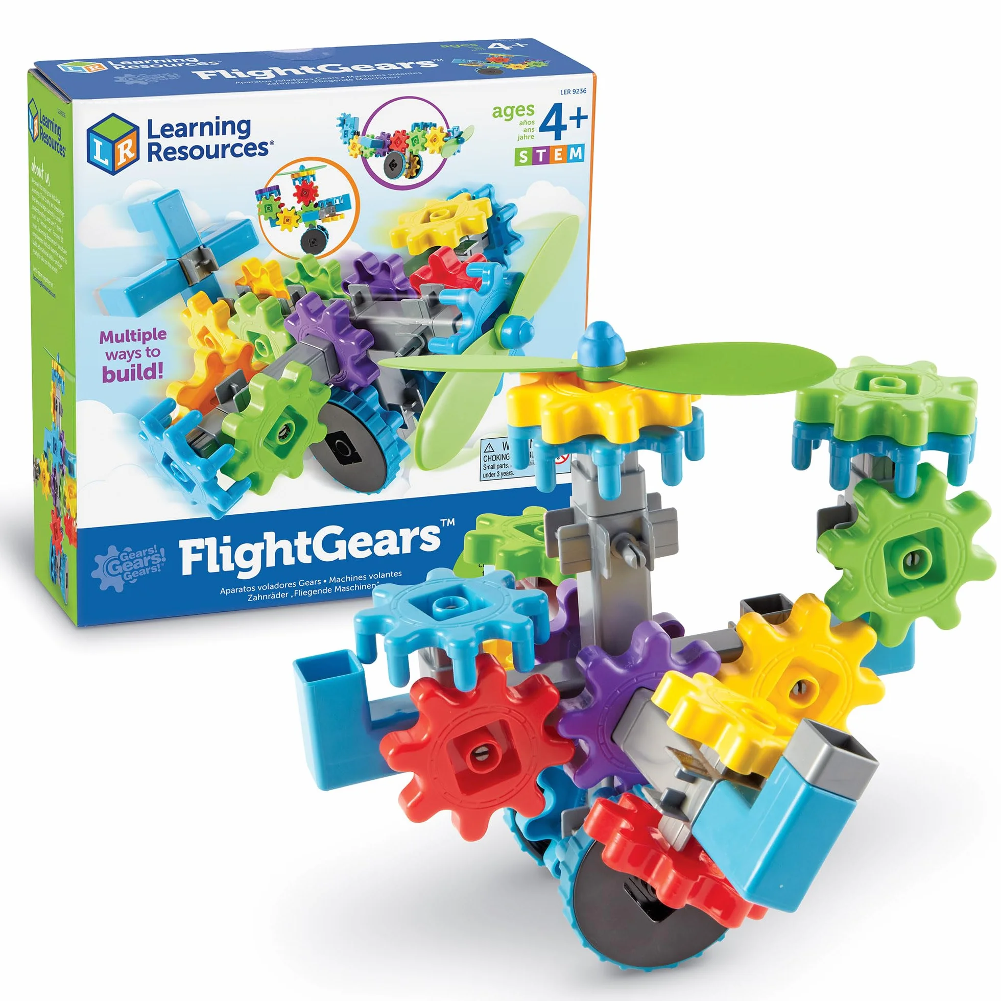Learning Resources Gears! Gears! Gears! Flightgears 44-Kawałek Zestaw