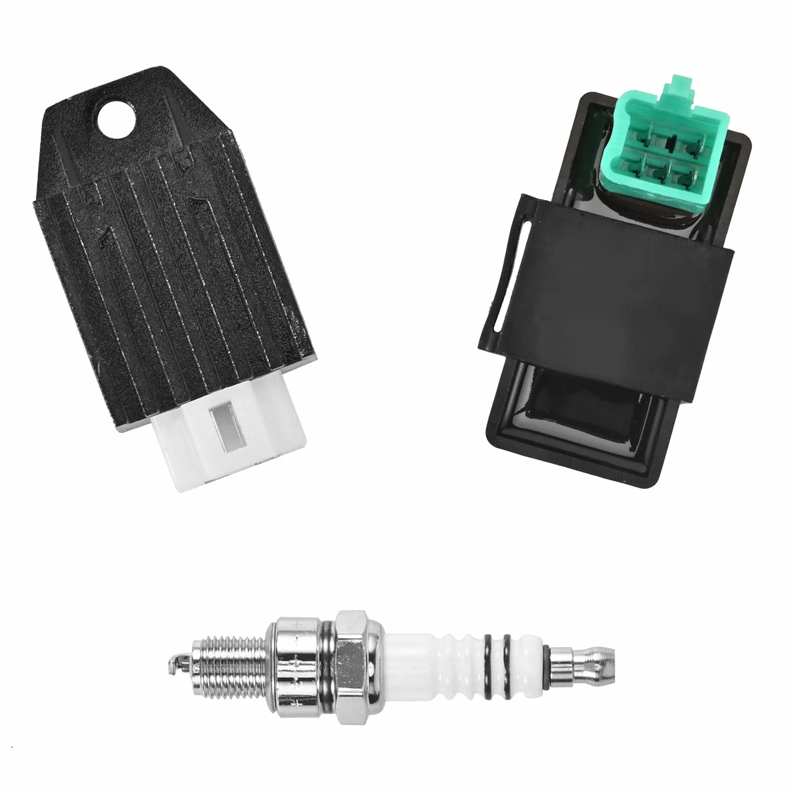 Przekaźnik cewka zapłonowa 5 pinów CDI Box Rectifier świeca zapłonowa do 50cc-125cc ATV Pit Dirt Bike Go Kart