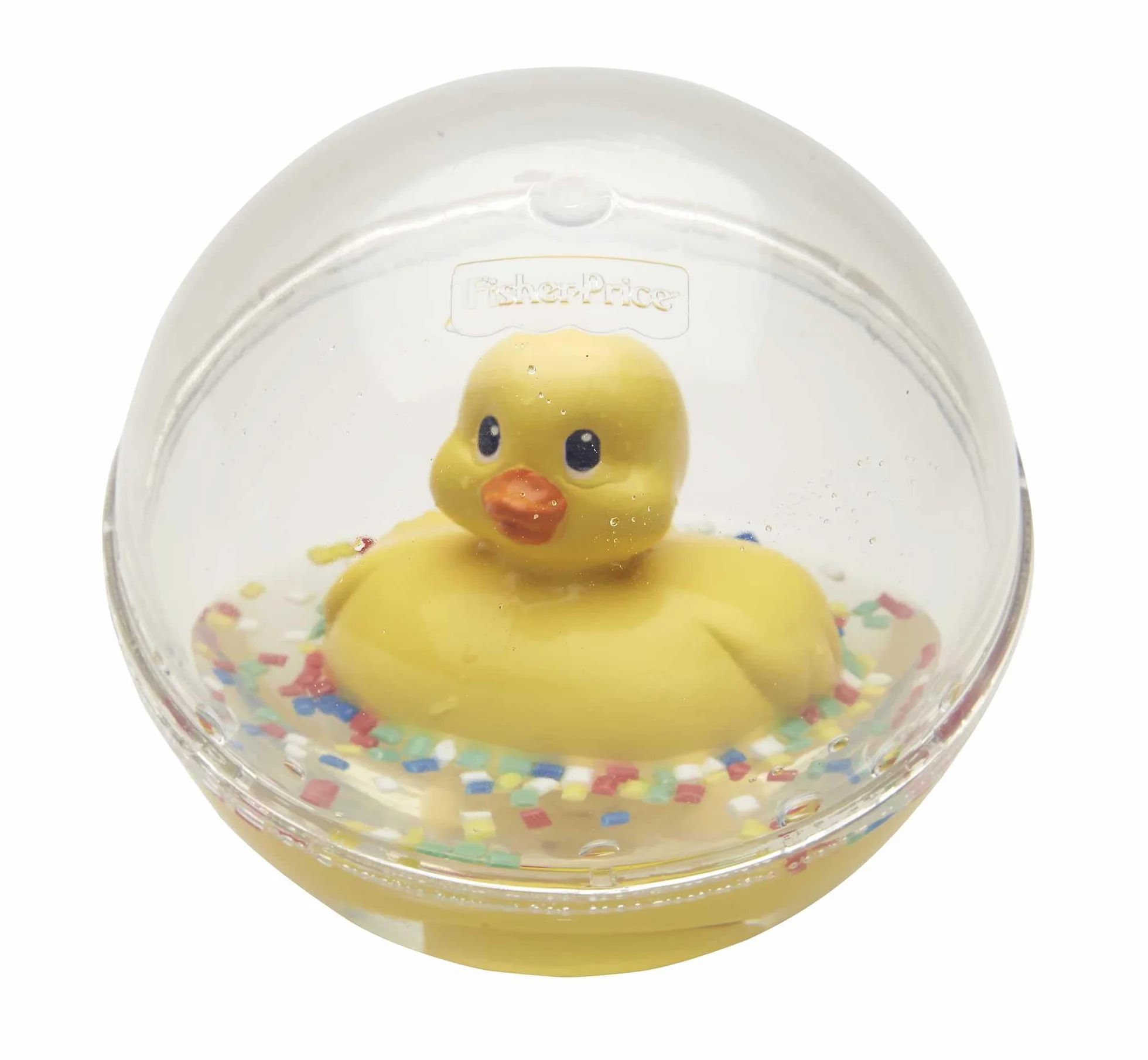 Fisher-Price Wodni przyjaciele Kąpielowa kaczuszka Zabawka aktywizująca do raczkowania dla dzieci od 3 miesiąca, 75676