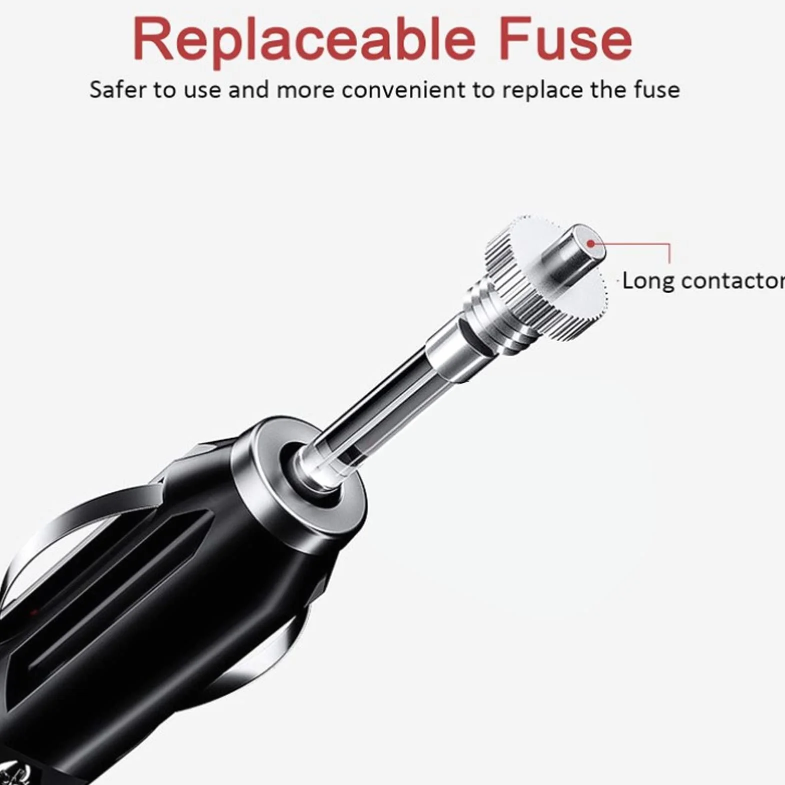 Fyearfly Kabel do zapalniczki samochodowej Anderson z wtyczką męską LED 220V