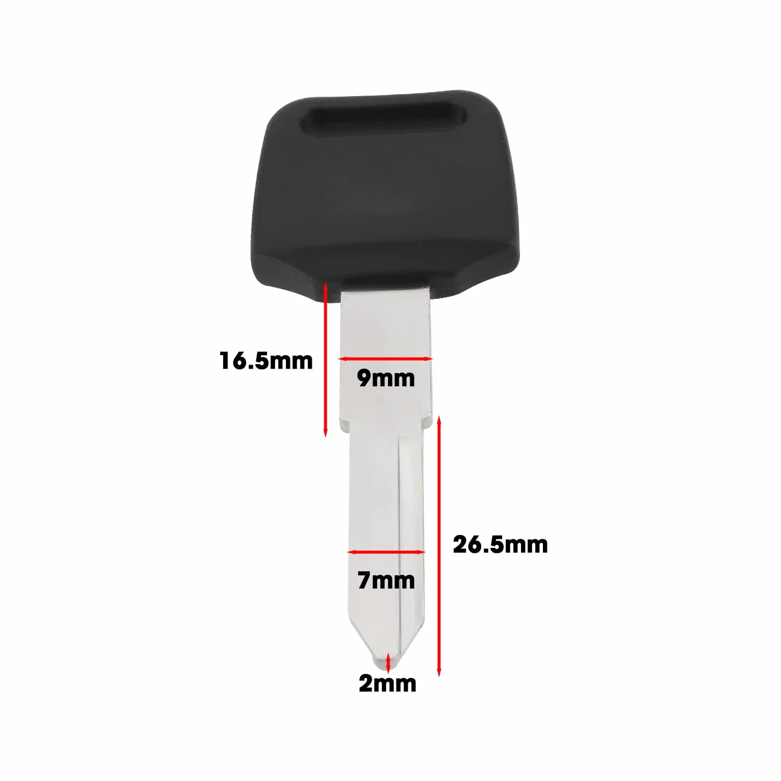 OTOTEC 2 szt. pusty klucz nieoszlifowany metalowy klucz motocykl kompatybilny z Honda CB VFR VTR XL XLR XRV XT GL 500 750 1300 CBR 1000 1100 900
