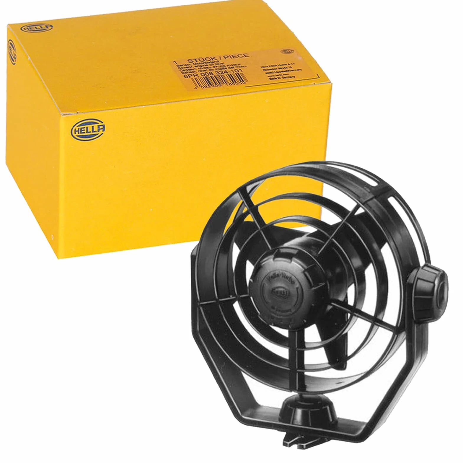 HELLA Wentylator Turbo 12V 6.5W czarny 8EV 003 361-001