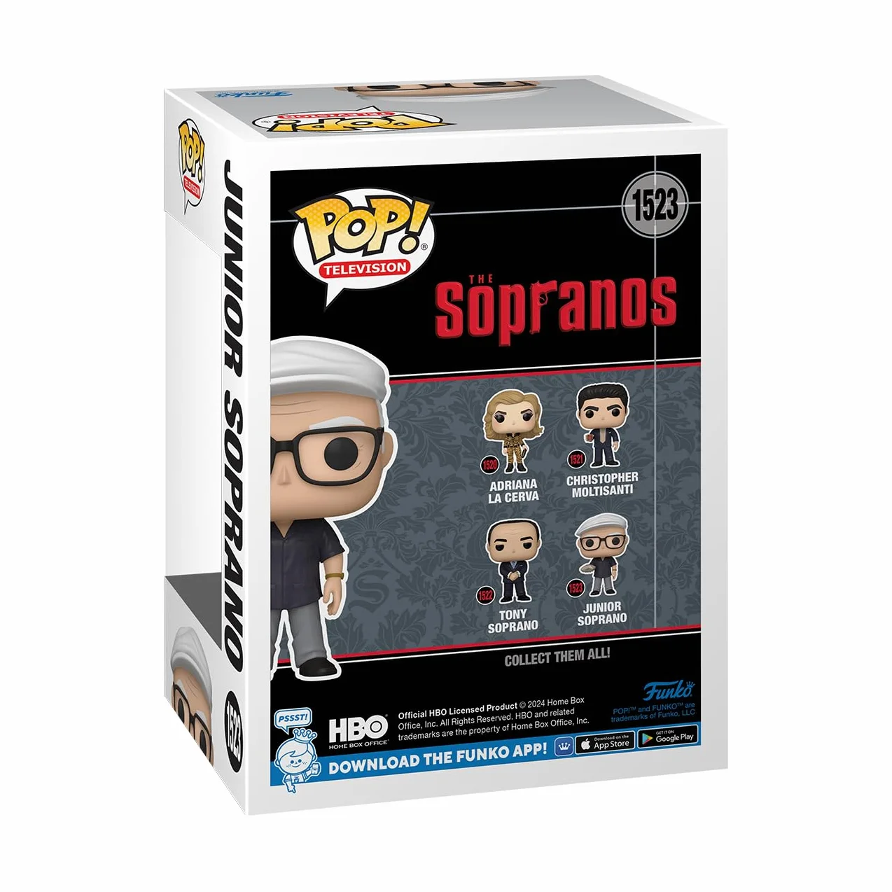 Funko POP! TV: Sopranos - Wujek Junior - The Sopranos - Kolekcjonerska figurka winylowa - Pomysł na prezent - Oficjalny towar - Zabawki dla dzieci i dorosłych - Fani telewizji