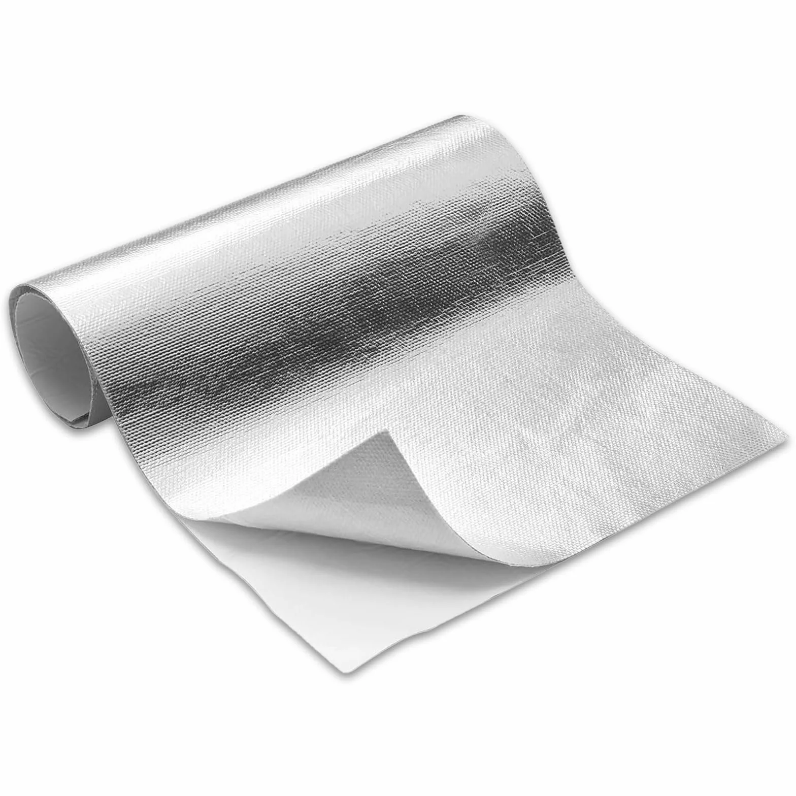 Aluminiowa mata chroniąca przed wysoką temperaturą 60 x 280 cm samoprzylepna osłona termiczna