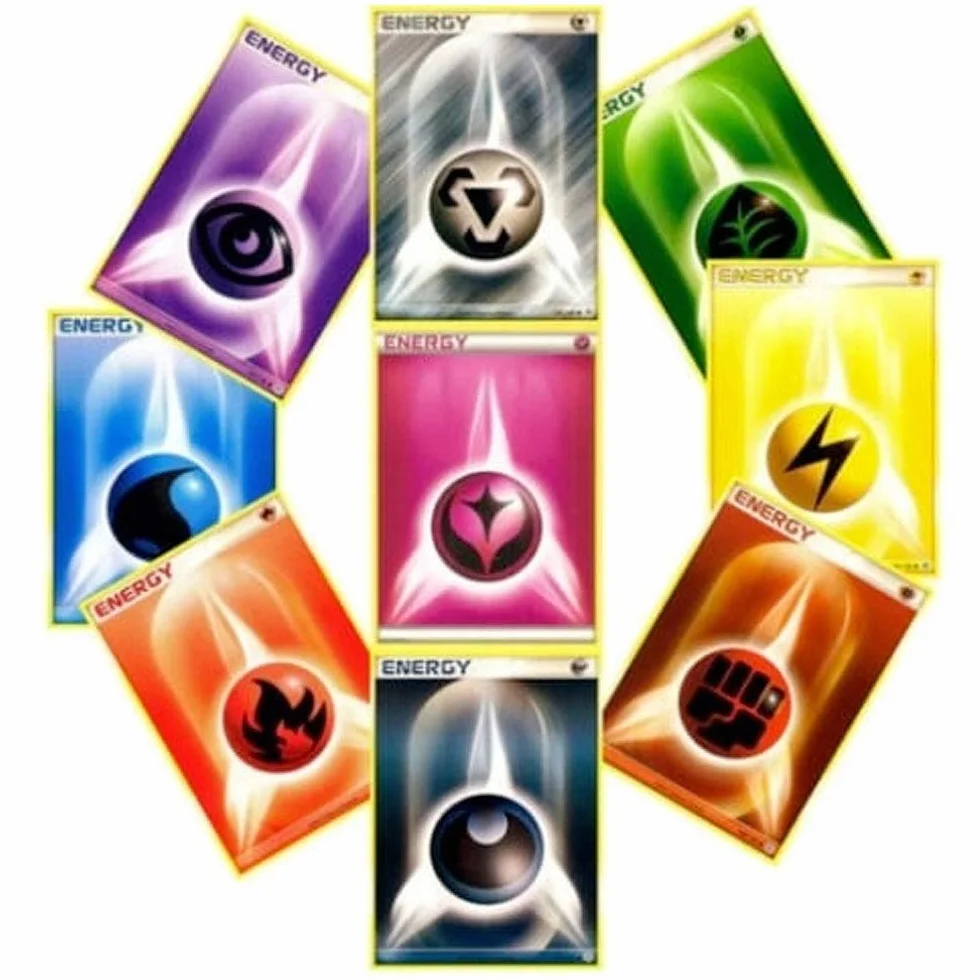 Nintendo 50 Pokemon Energy Karty, losowe, wiele sztuk