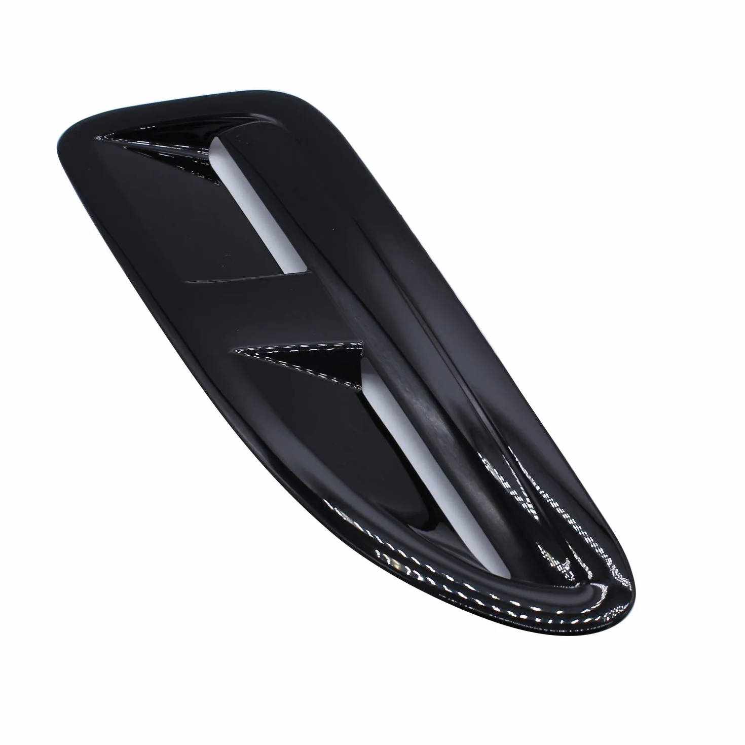 2 sztuki łopatka wlotu powietrza, pokrywa ssąca strumienia powietrza wentylator maski Vent-Scoop-Vent pokrywa Bonnet Vent dla Jaguar XKR styl RS VXR Ford BMW
