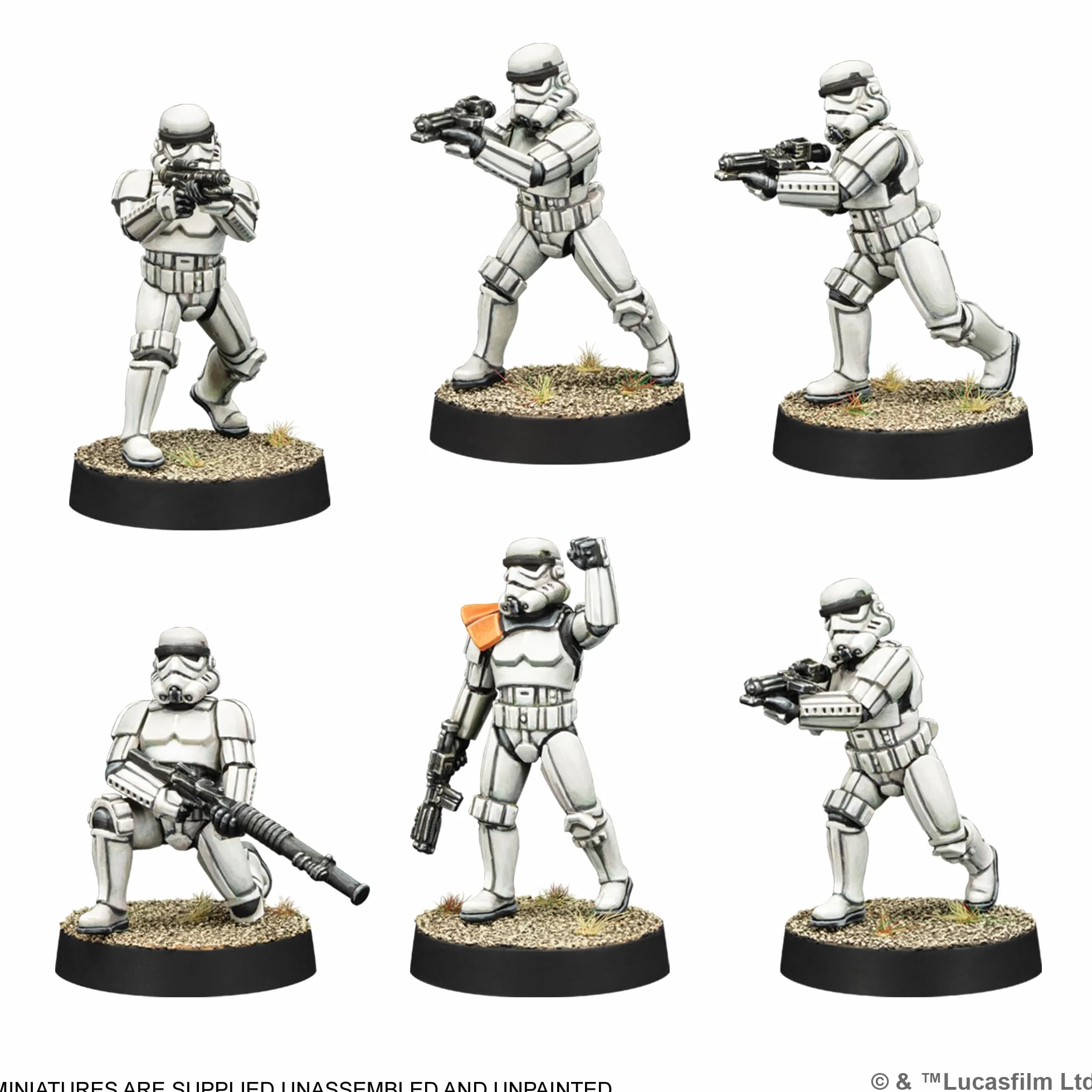 Star Wars Legion Stormtroopers Unit Expansion - Miniaturowa gra stołowa, gra strategiczna dla dzieci i dorosłych, dla dzieci w wieku od 14 lat, 2 graczy, 90 min odtwarzania, wyprodukowana przez Atomic