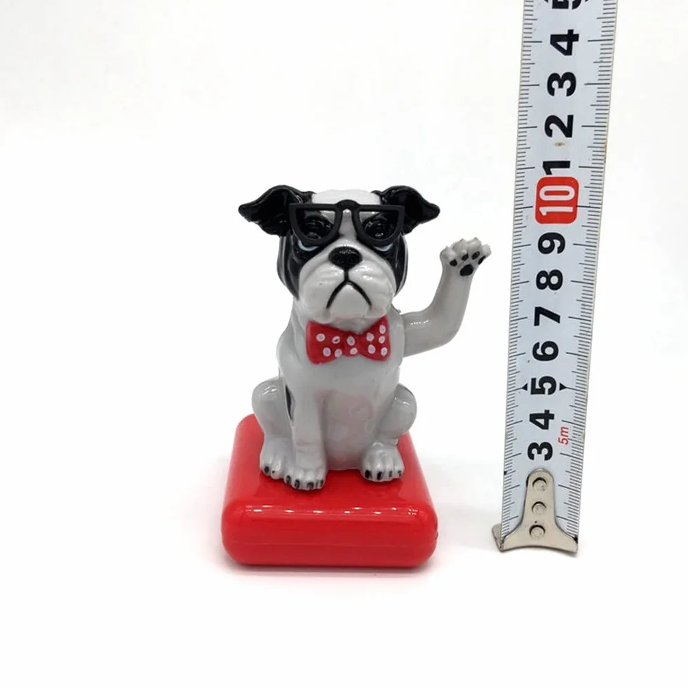 Solarne tańczące psy, zabawka do tańca solarnego, kołysząca się zabawka, ozdoby wnętrza samochodu, zasilany energią słoneczną, bobblehead do dekoracji samochodu